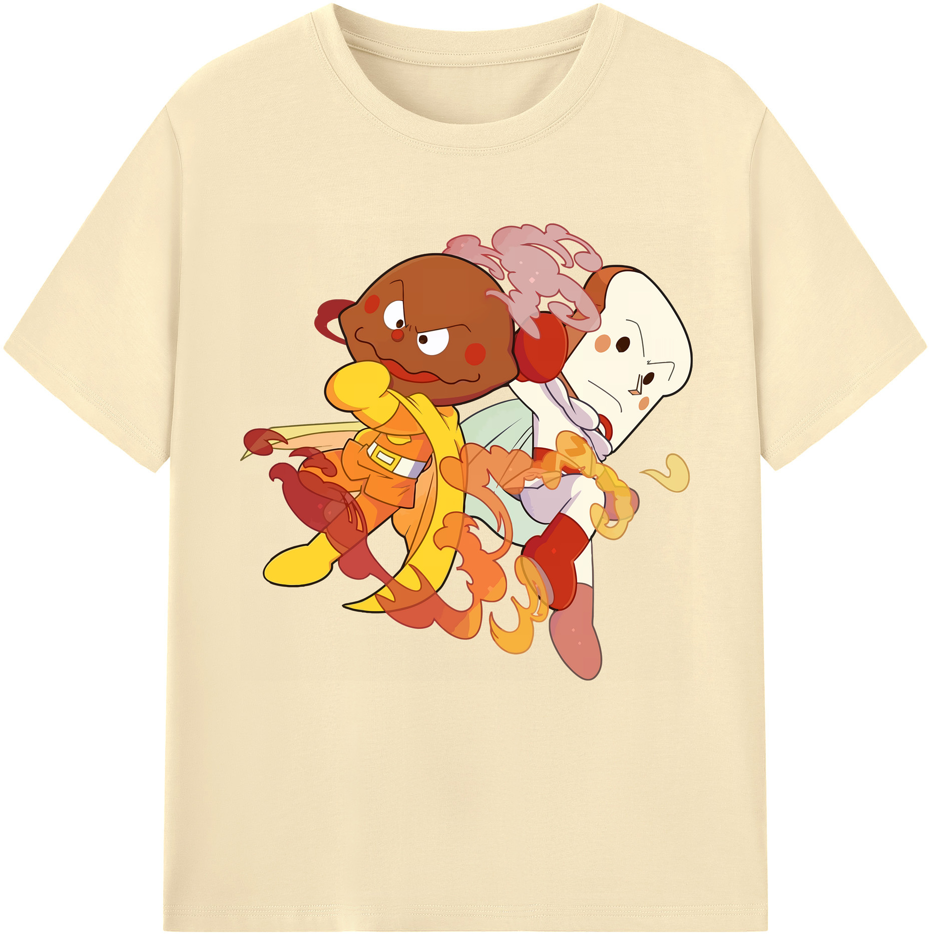 （画像用） アンパンマン Anpanman 綿100％半袖Tシャツ（フロントプリント）
