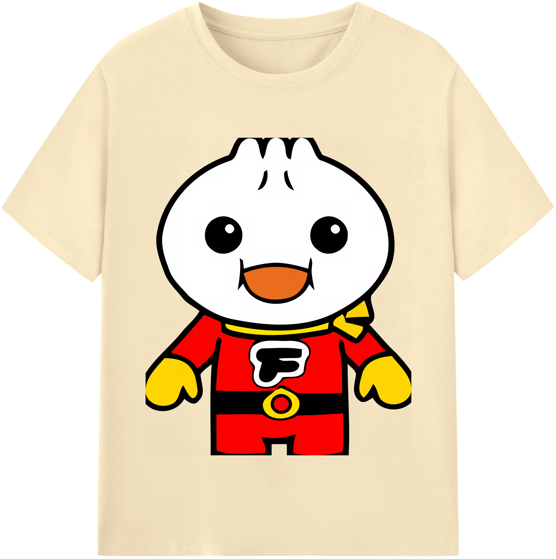 （画像用） アンパンマン Anpanman 綿100％半袖Tシャツ（フロントプリント）