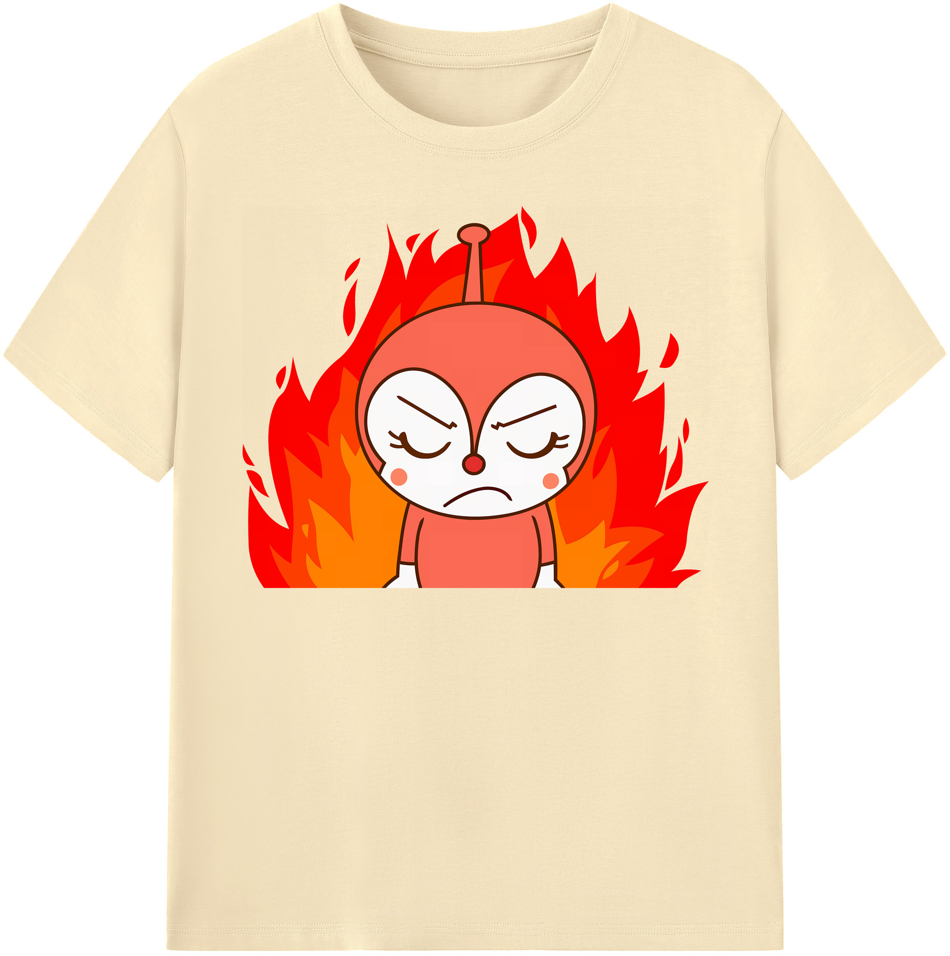 （画像用） アンパンマン Anpanman 綿100％半袖Tシャツ（フロントプリント）