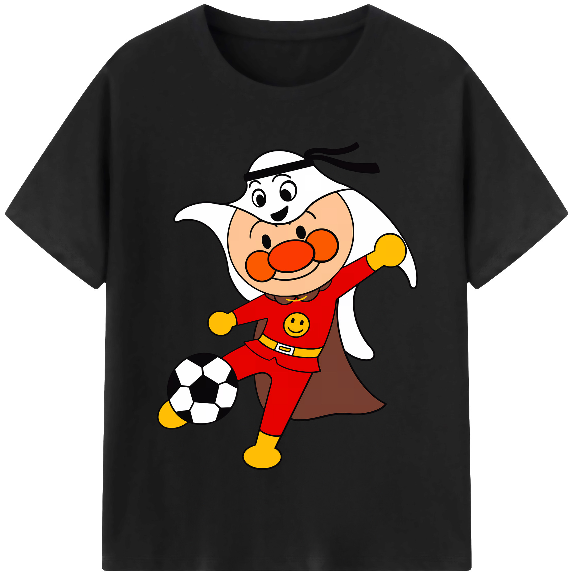 （画像用） アンパンマン Anpanman 綿100％半袖Tシャツ（フロントプリント）