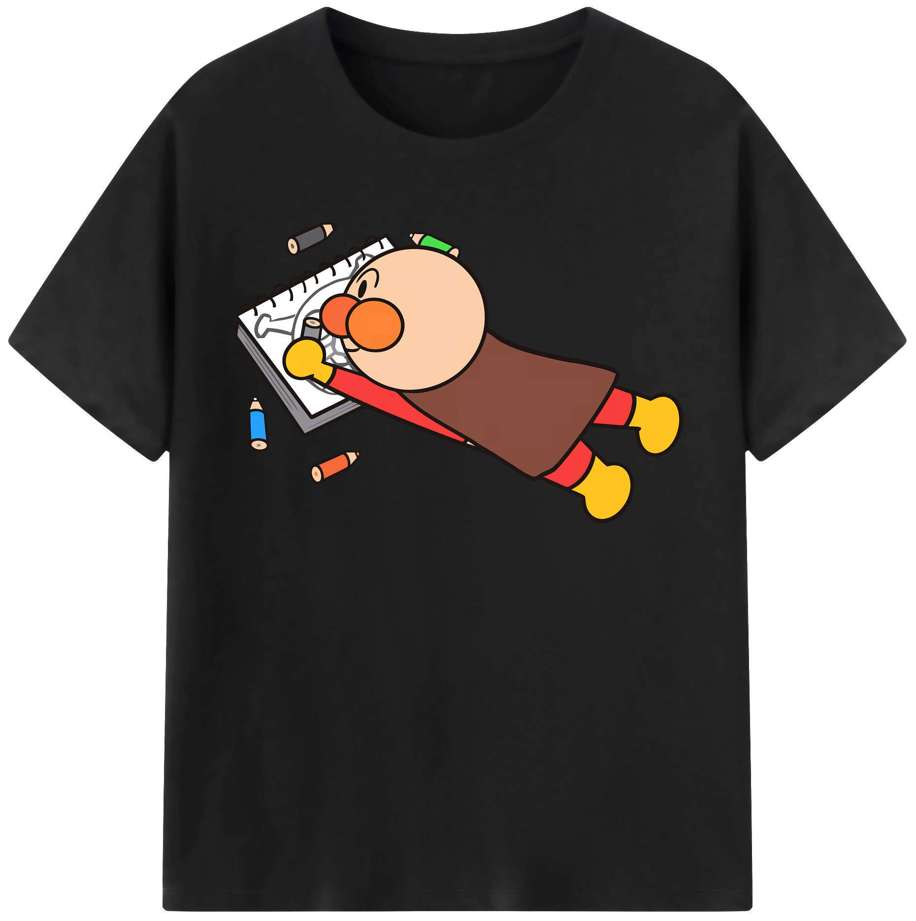 （画像用） アンパンマン Anpanman 綿100％半袖Tシャツ（フロントプリント）