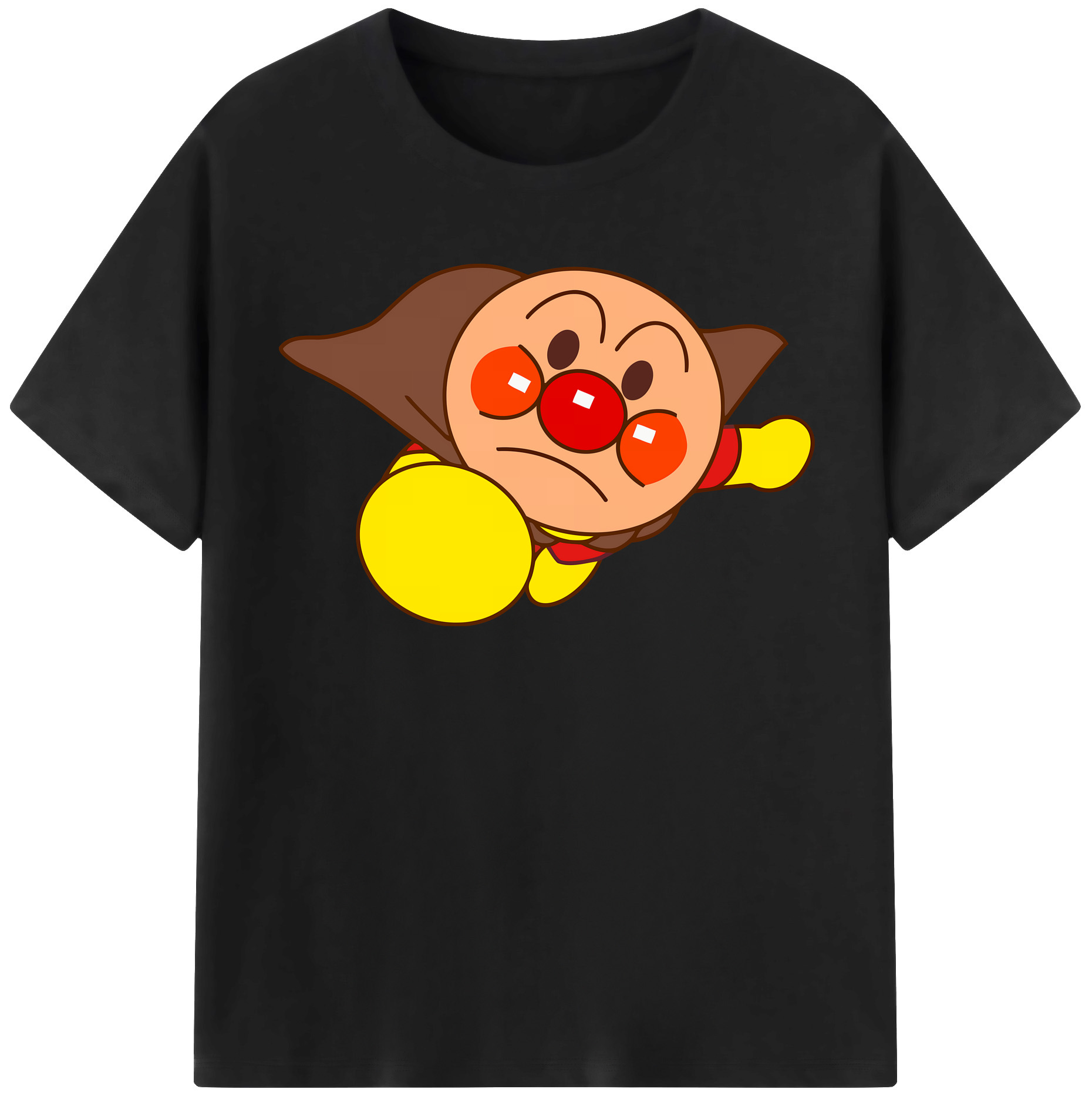 （画像用） アンパンマン Anpanman 綿100％半袖Tシャツ（フロントプリント）