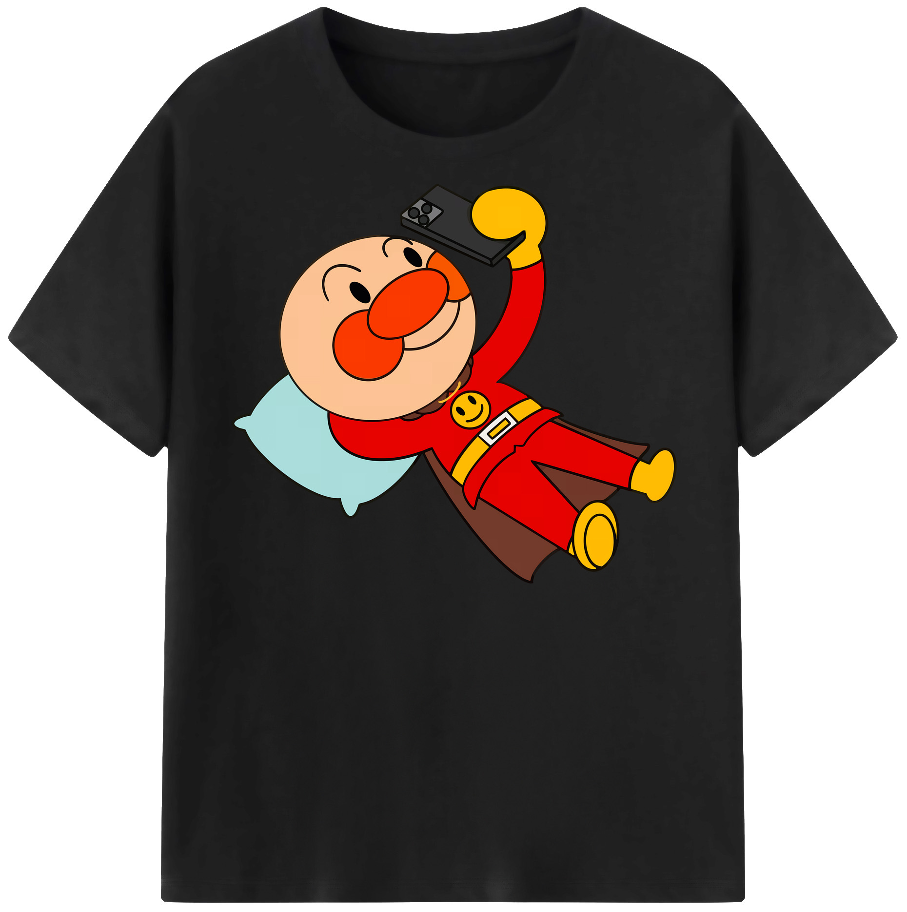 （画像用） アンパンマン Anpanman 綿100％半袖Tシャツ（フロントプリント）
