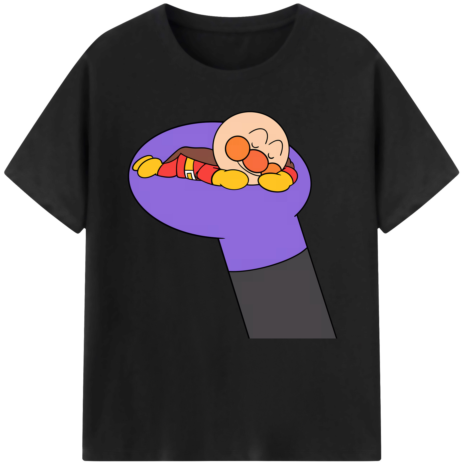 （画像用） アンパンマン Anpanman 綿100％半袖Tシャツ（フロントプリント）