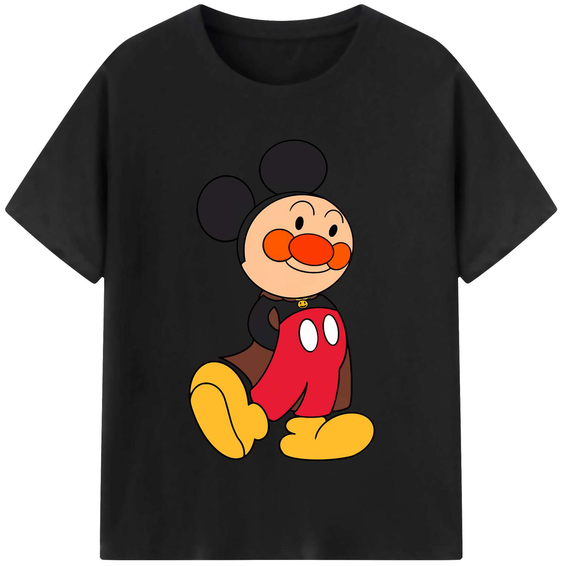（画像用） アンパンマン Anpanman 綿100％半袖Tシャツ（フロントプリント）