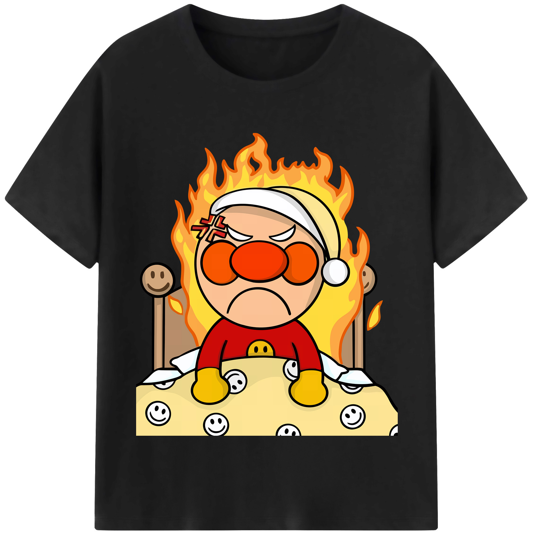 （画像用） アンパンマン Anpanman 綿100％半袖Tシャツ（フロントプリント）