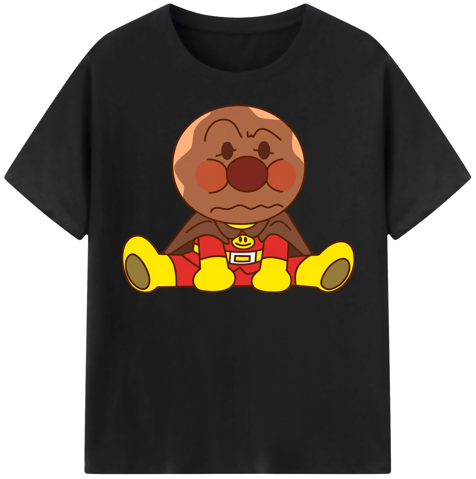 （画像用） アンパンマン Anpanman 綿100％半袖Tシャツ（フロントプリント）