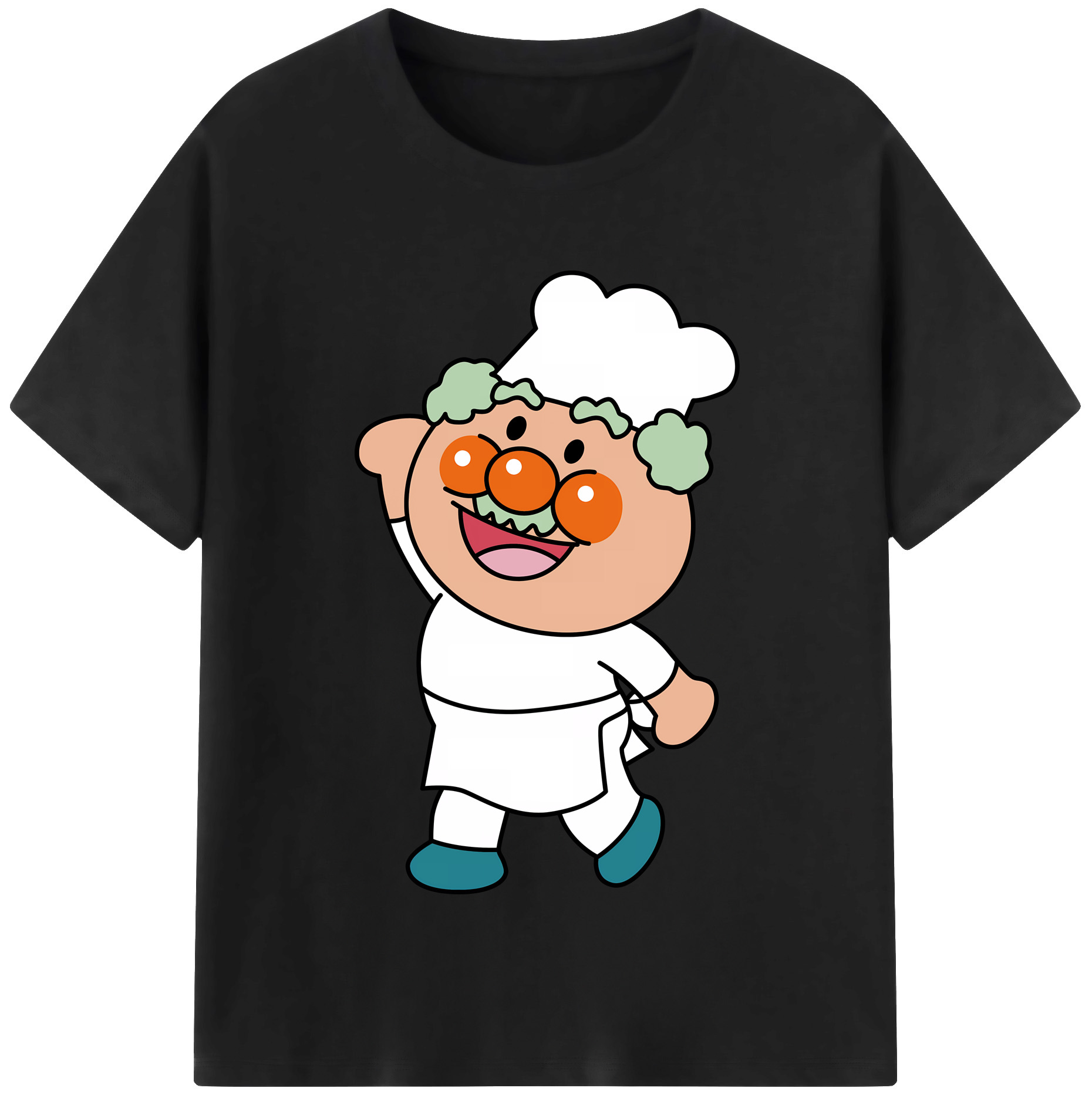 （画像用） アンパンマン Anpanman 綿100％半袖Tシャツ（フロントプリント）