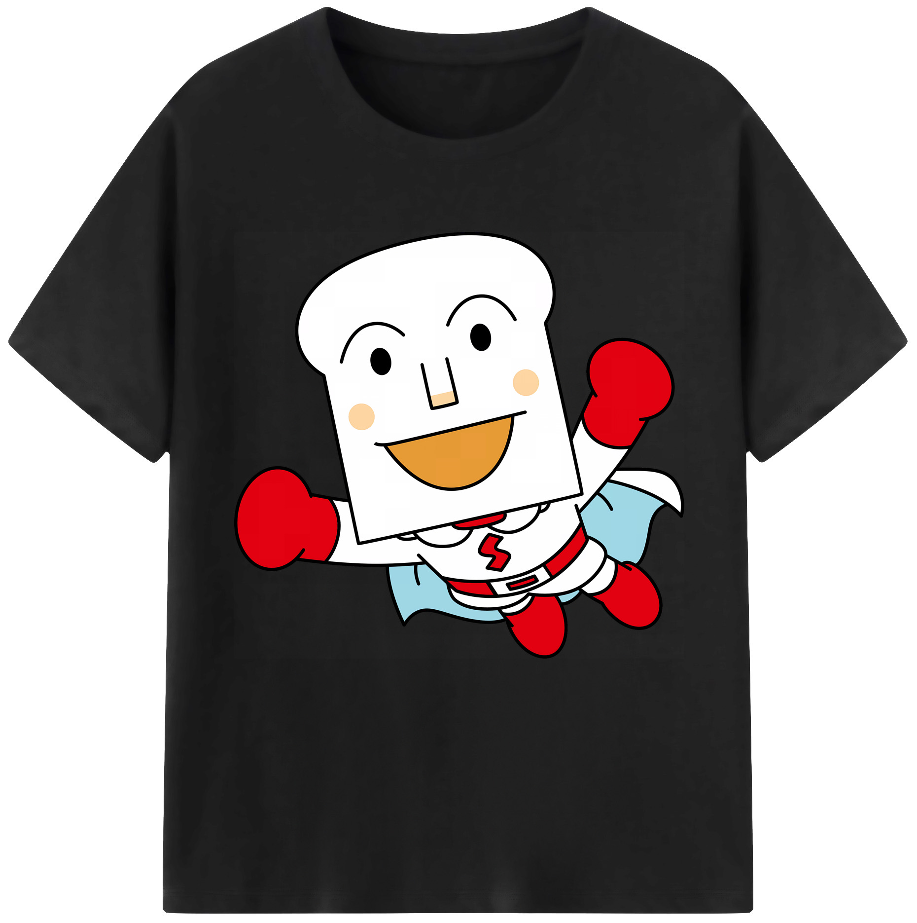 （画像用） アンパンマン Anpanman 綿100％半袖Tシャツ（フロントプリント）