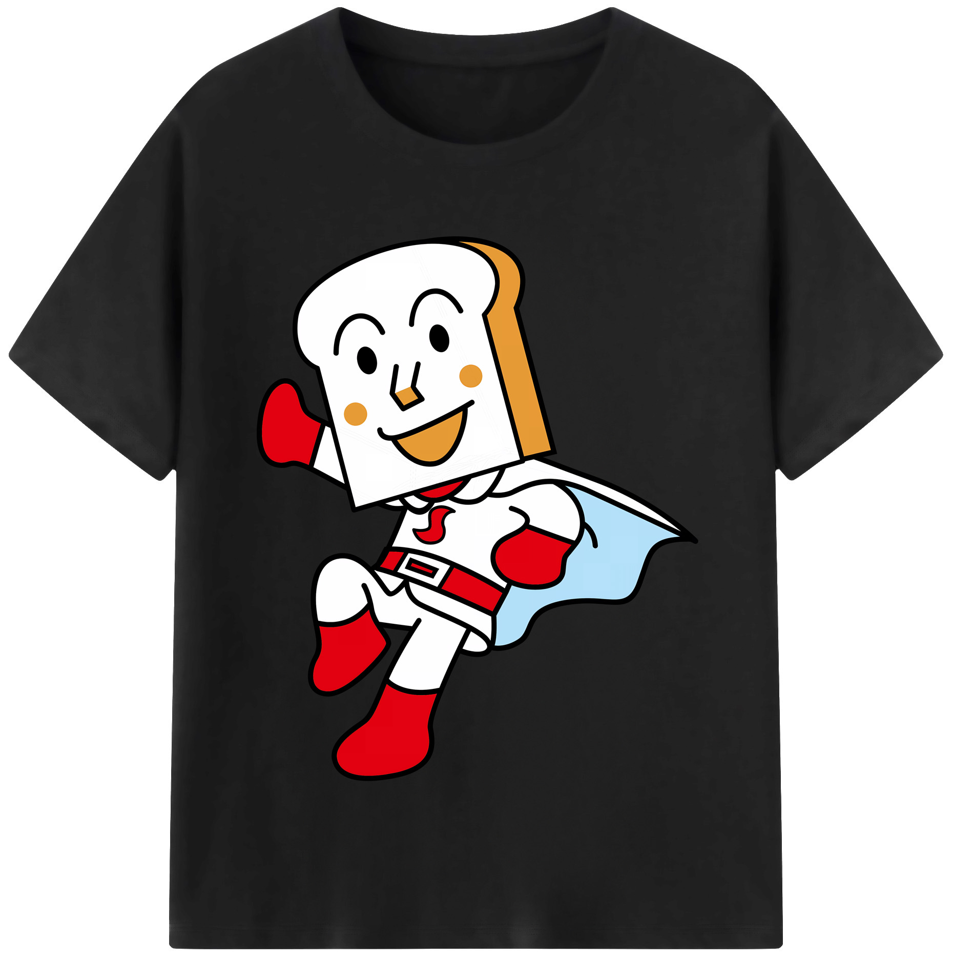 （画像用） アンパンマン Anpanman 綿100％半袖Tシャツ（フロントプリント）