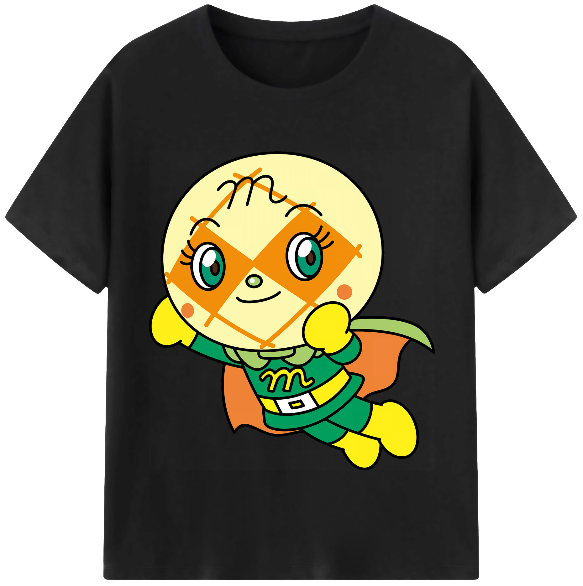 （画像用） アンパンマン Anpanman 綿100％半袖Tシャツ（フロントプリント）