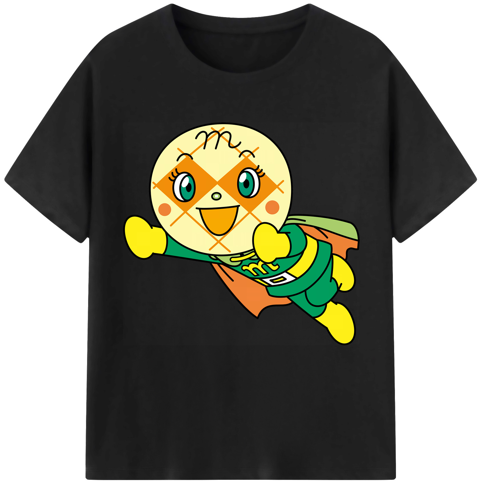 （画像用） アンパンマン Anpanman 綿100％半袖Tシャツ（フロントプリント）