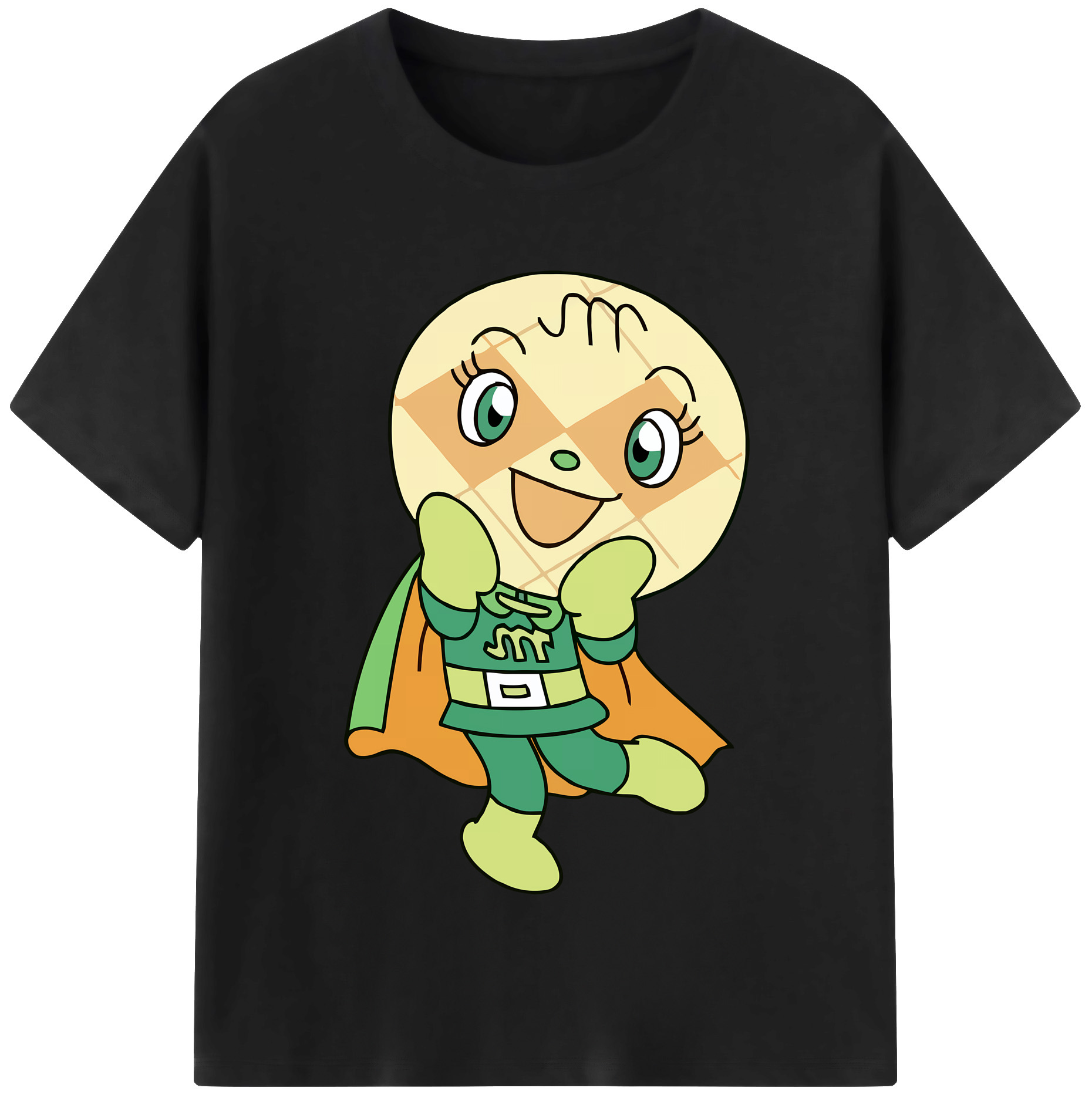 （画像用） アンパンマン Anpanman 綿100％半袖Tシャツ（フロントプリント）