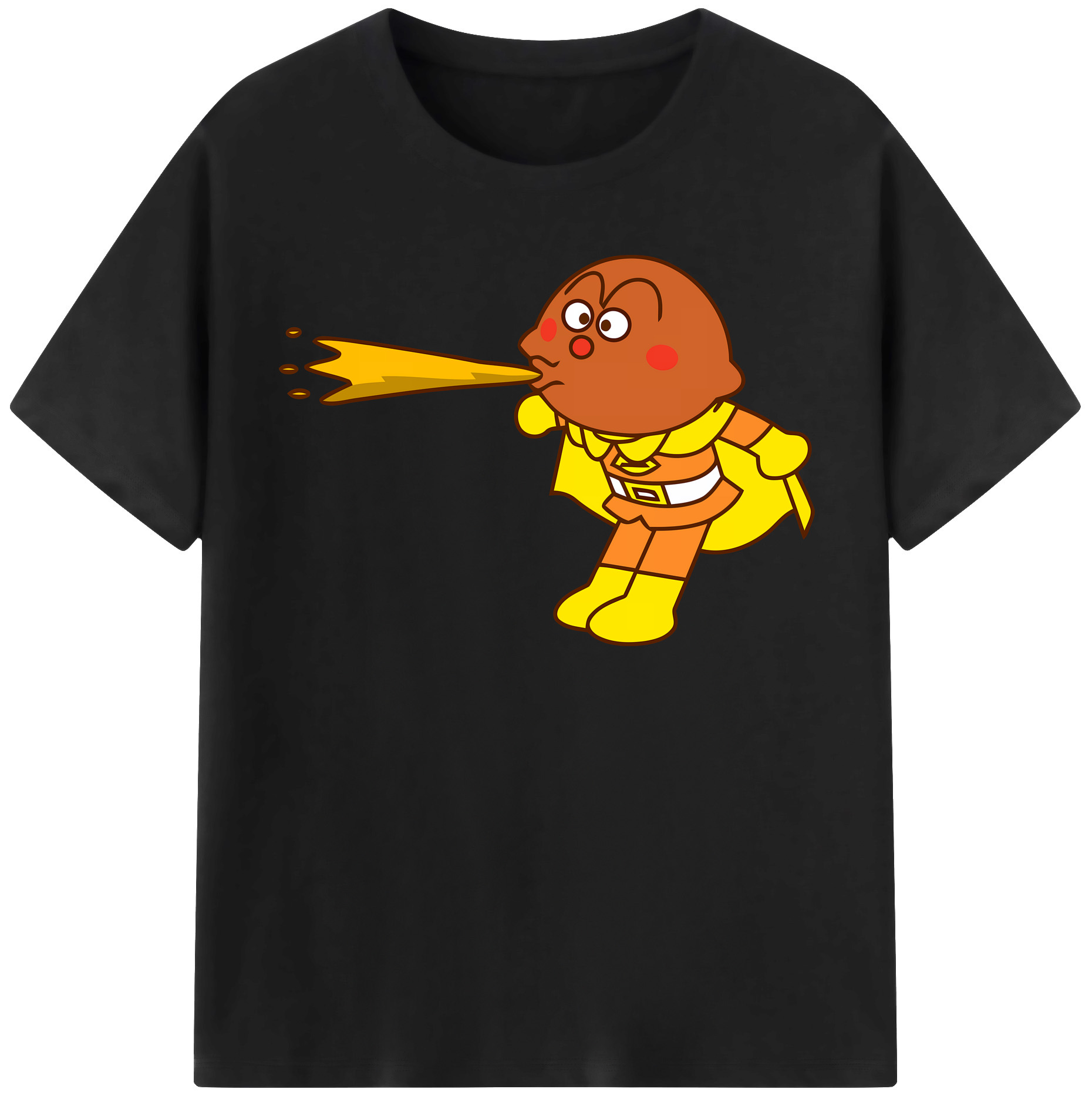 （画像用） アンパンマン Anpanman 綿100％半袖Tシャツ（フロントプリント）
