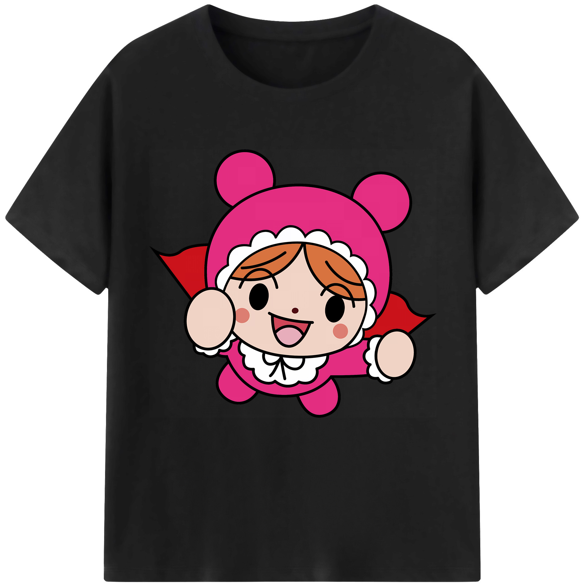 （画像用） アンパンマン Anpanman 綿100％半袖Tシャツ（フロントプリント）