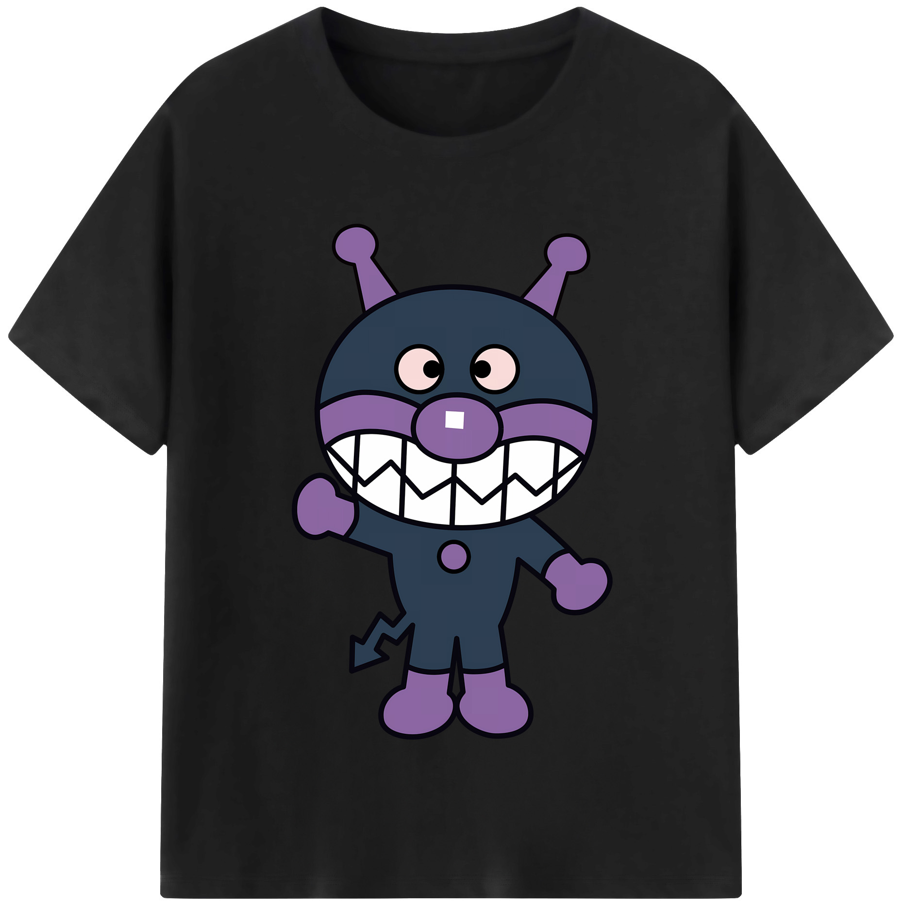 （画像用） アンパンマン Anpanman 綿100％半袖Tシャツ（フロントプリント）