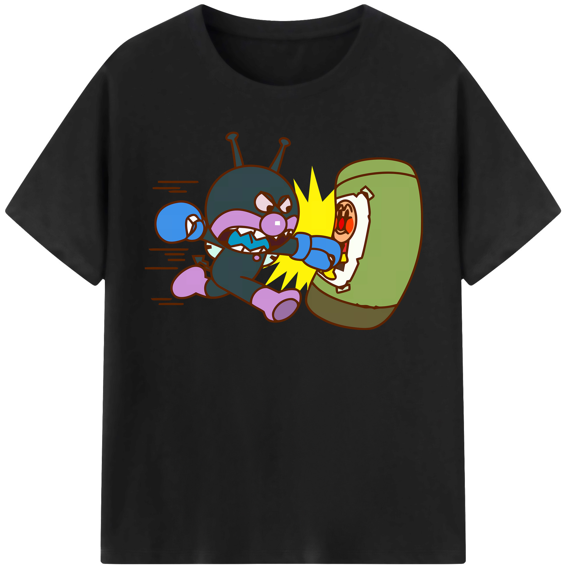 （画像用） アンパンマン Anpanman 綿100％半袖Tシャツ（フロントプリント）