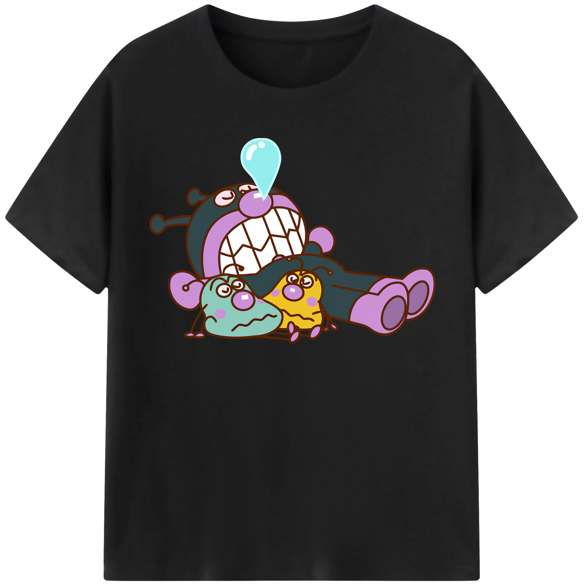 （画像用） アンパンマン Anpanman 綿100％半袖Tシャツ（フロントプリント）
