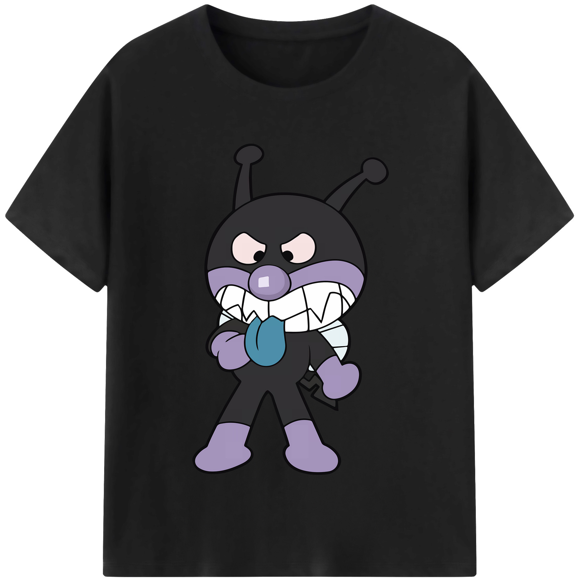 （画像用） アンパンマン Anpanman 綿100％半袖Tシャツ（フロントプリント）