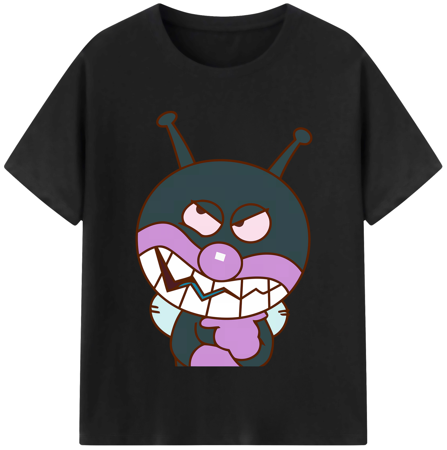 （画像用） アンパンマン Anpanman 綿100％半袖Tシャツ（フロントプリント）