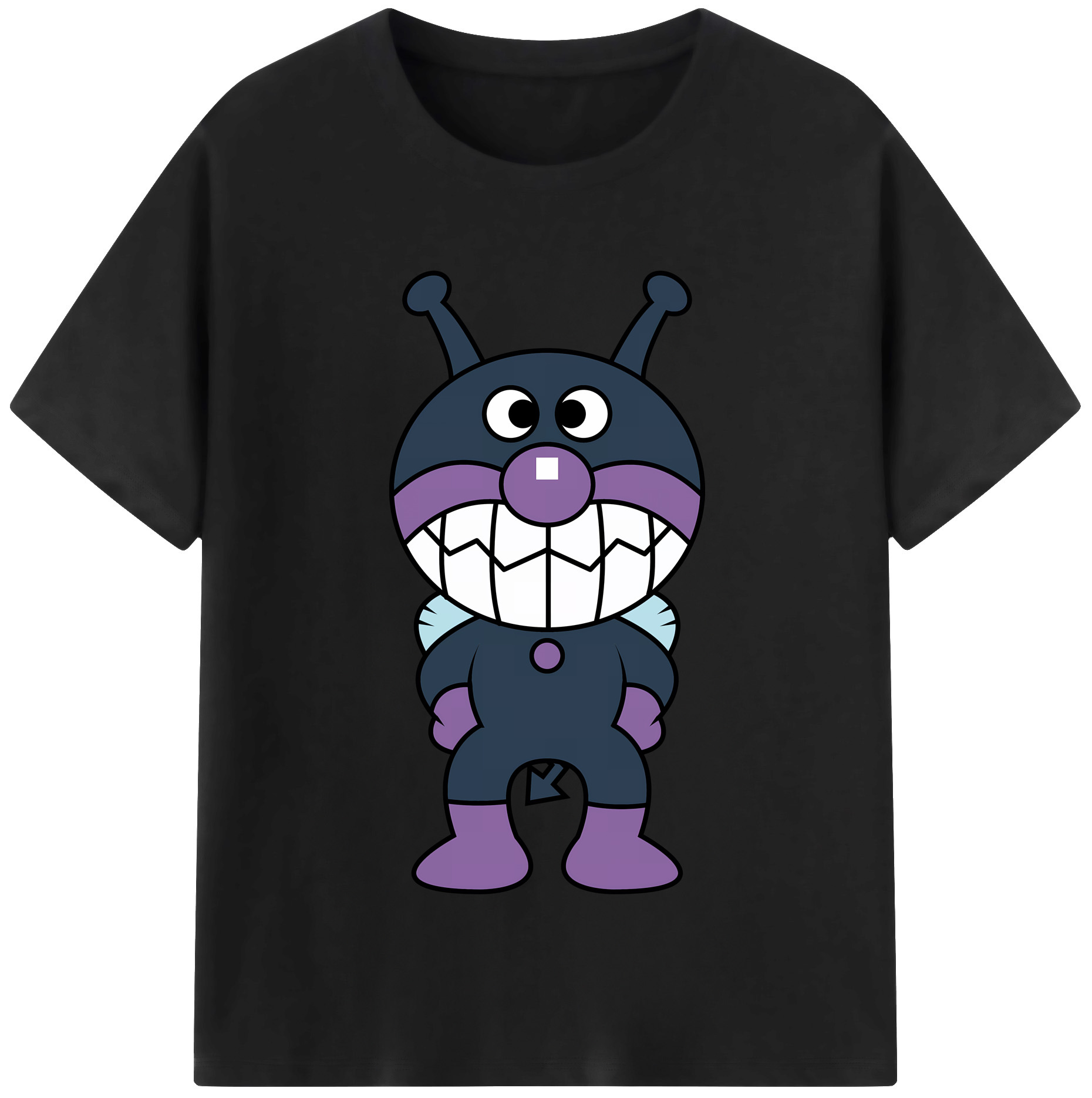 （画像用） アンパンマン Anpanman 綿100％半袖Tシャツ（フロントプリント）