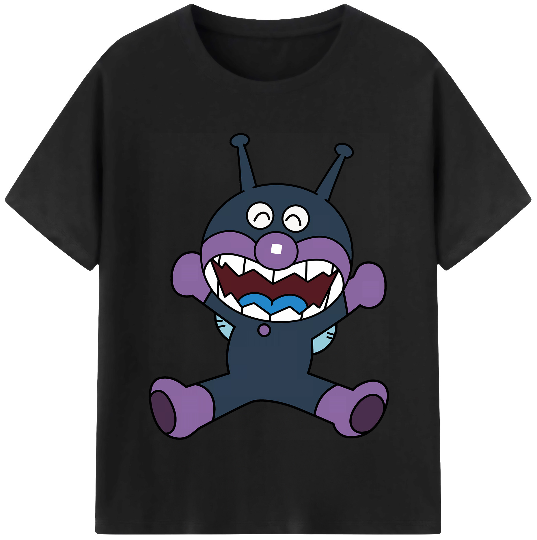 （画像用） アンパンマン Anpanman 綿100％半袖Tシャツ（フロントプリント）