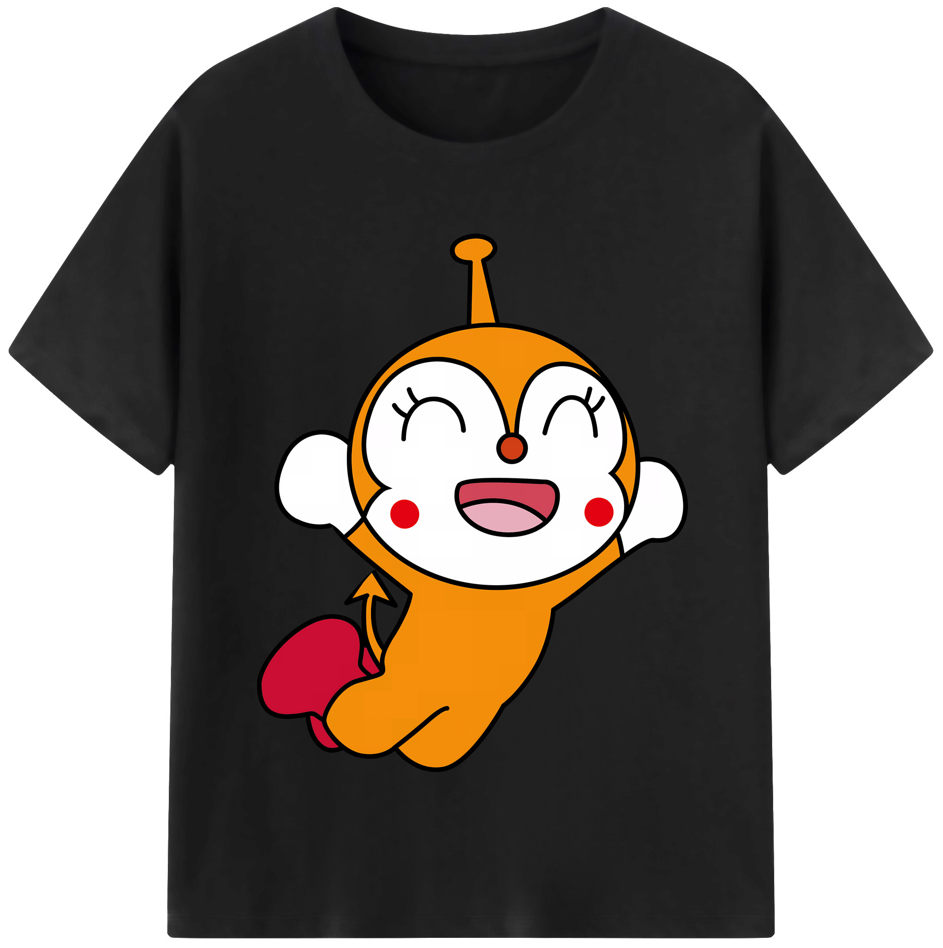（画像用） アンパンマン Anpanman 綿100％半袖Tシャツ（フロントプリント）