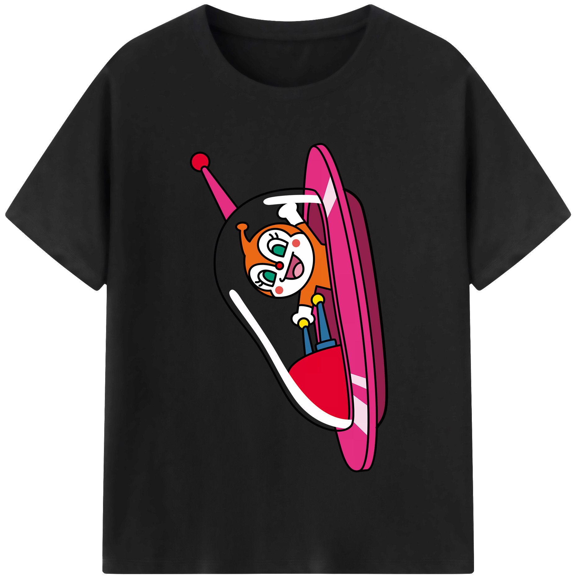 （画像用） アンパンマン Anpanman 綿100％半袖Tシャツ（フロントプリント）