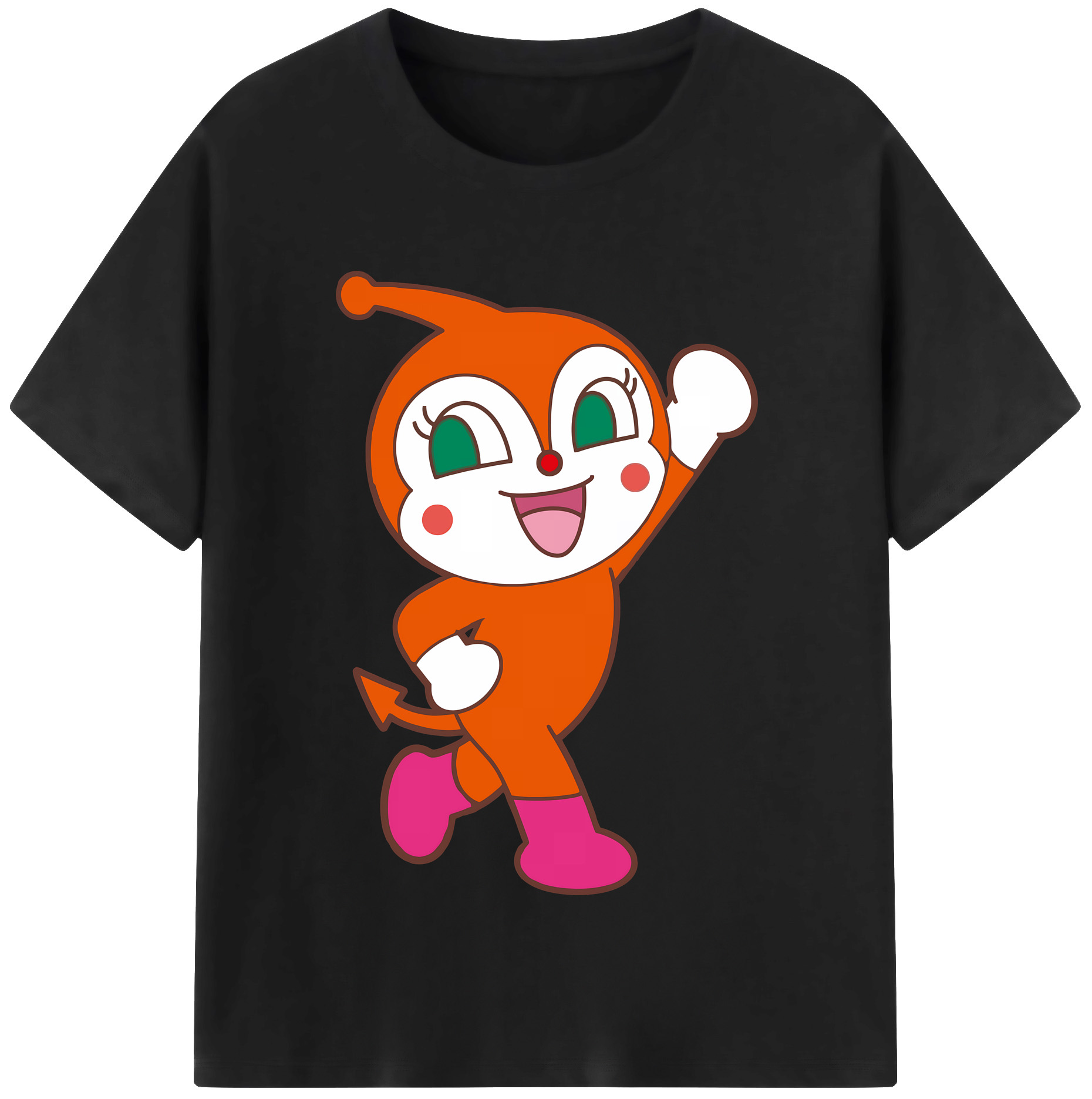 （画像用） アンパンマン Anpanman 綿100％半袖Tシャツ（フロントプリント）