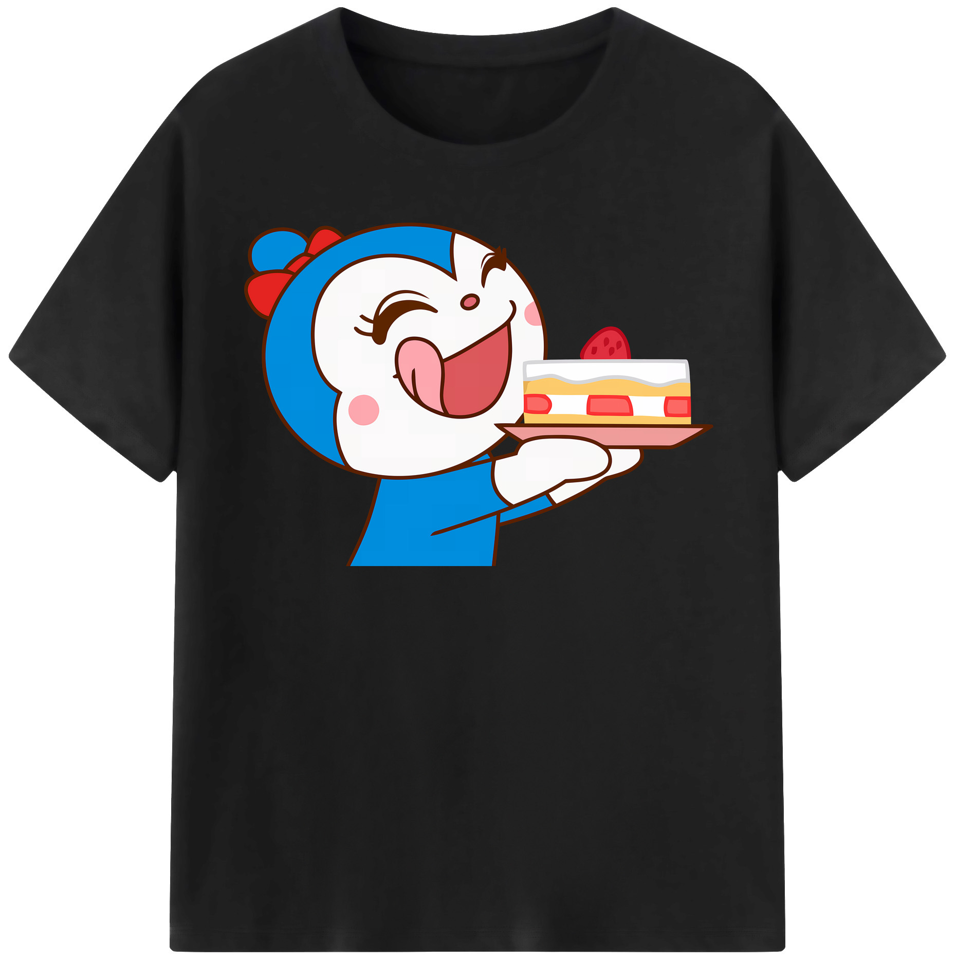 （画像用） アンパンマン Anpanman 綿100％半袖Tシャツ（フロントプリント）