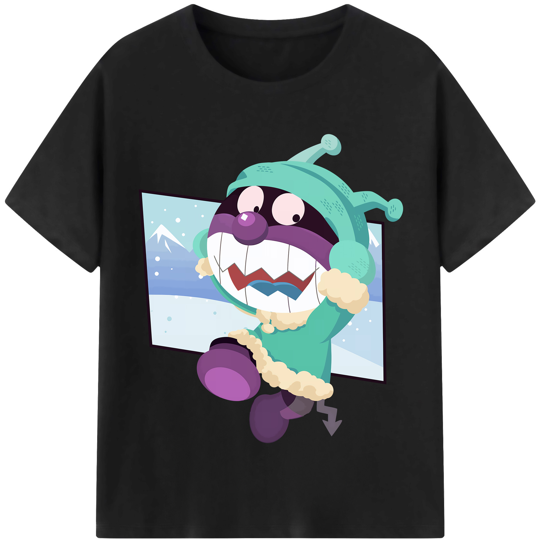 （画像用） アンパンマン Anpanman 綿100％半袖Tシャツ（フロントプリント）