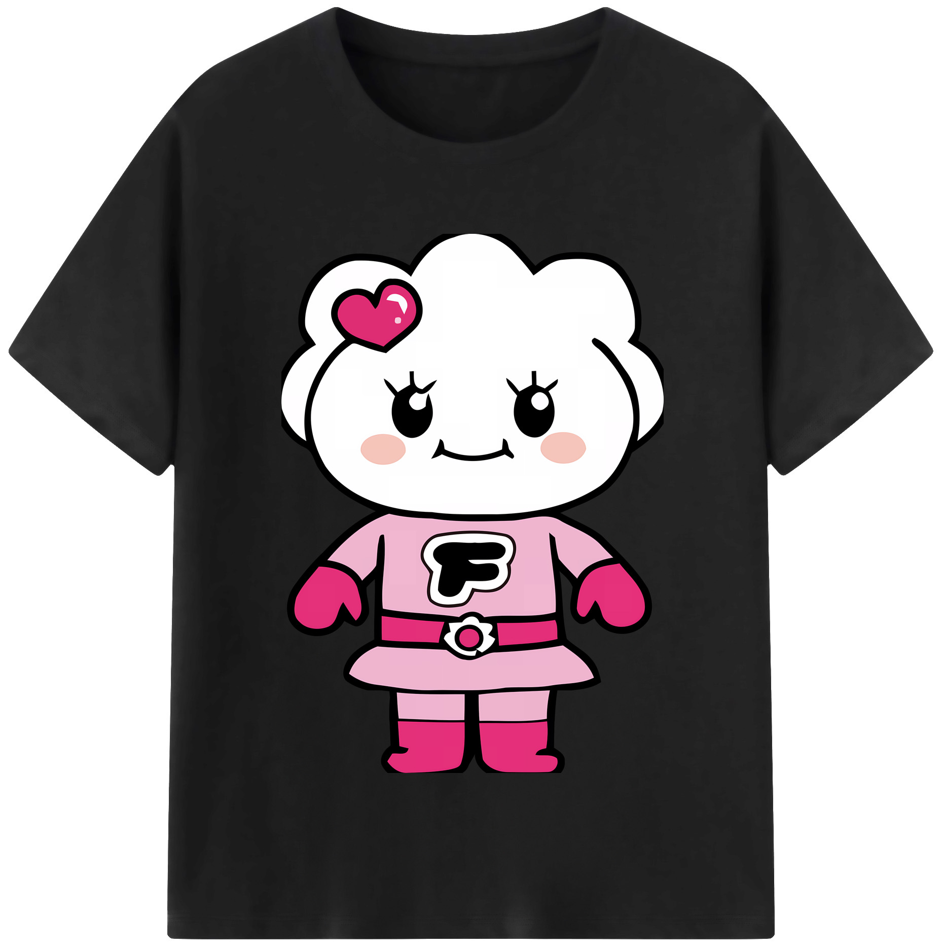 （画像用） アンパンマン Anpanman 綿100％半袖Tシャツ（フロントプリント）
