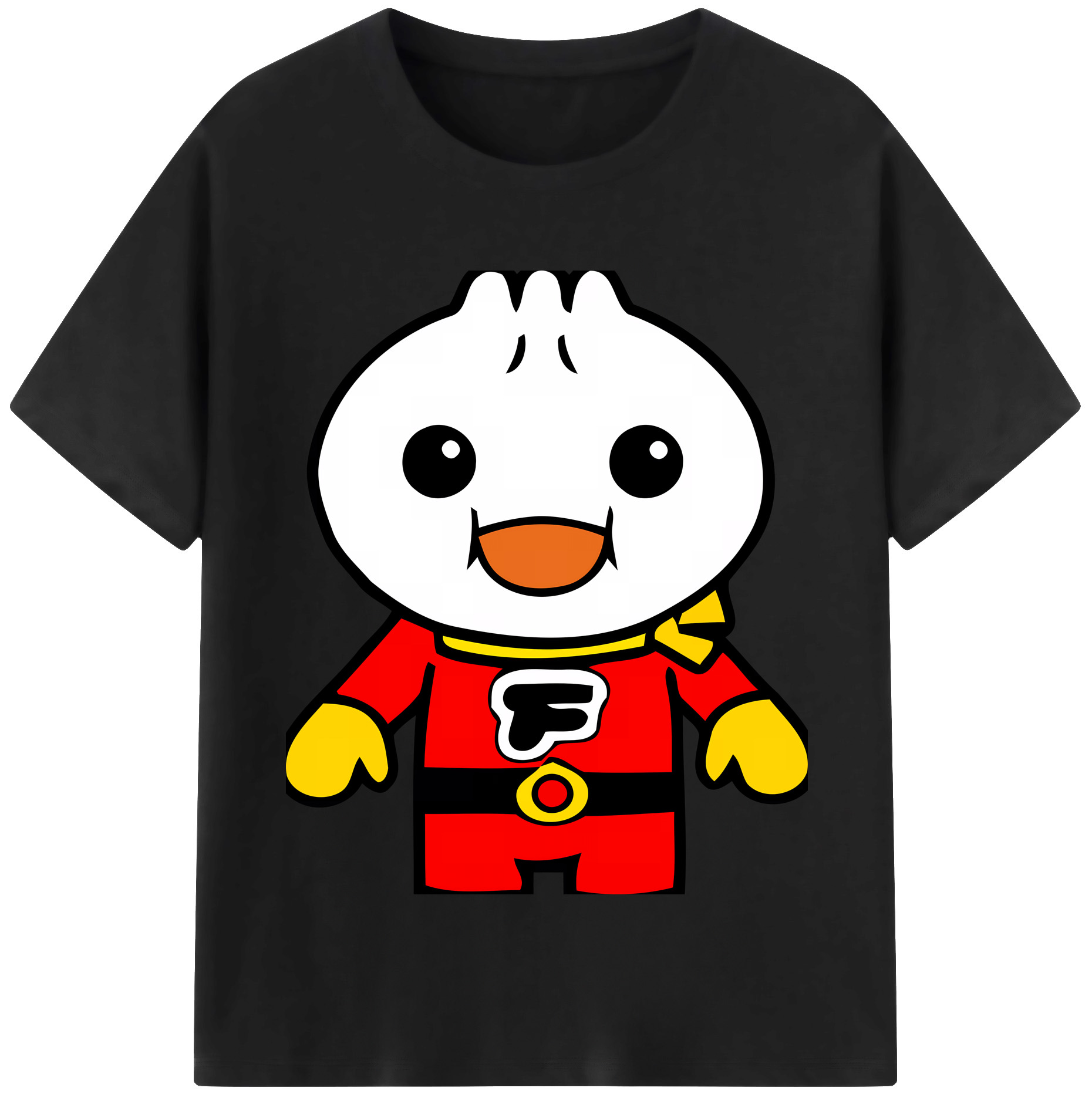 （画像用） アンパンマン Anpanman 綿100％半袖Tシャツ（フロントプリント）