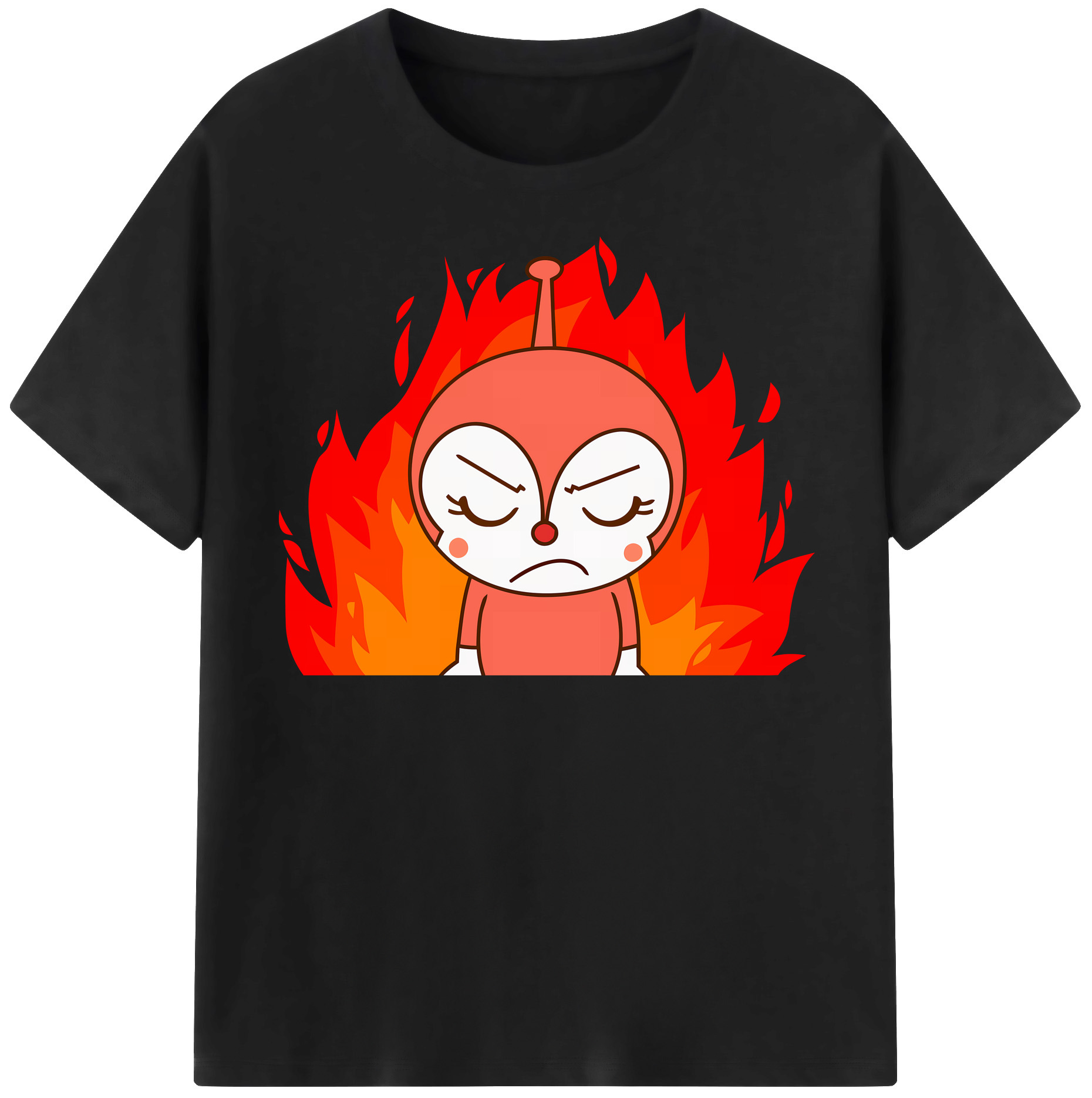 （画像用） アンパンマン Anpanman 綿100％半袖Tシャツ（フロントプリント）