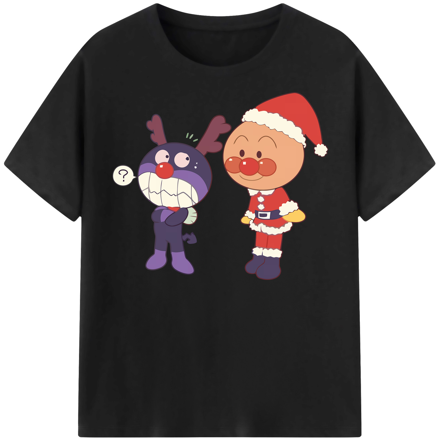 （画像用） アンパンマン Anpanman 綿100％半袖Tシャツ（フロントプリント）