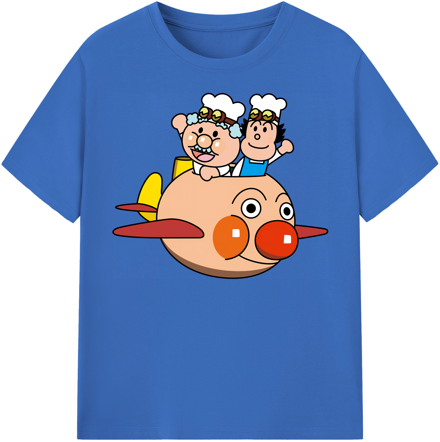 （画像用） アンパンマン Anpanman 綿100％半袖Tシャツ（フロントプリント）