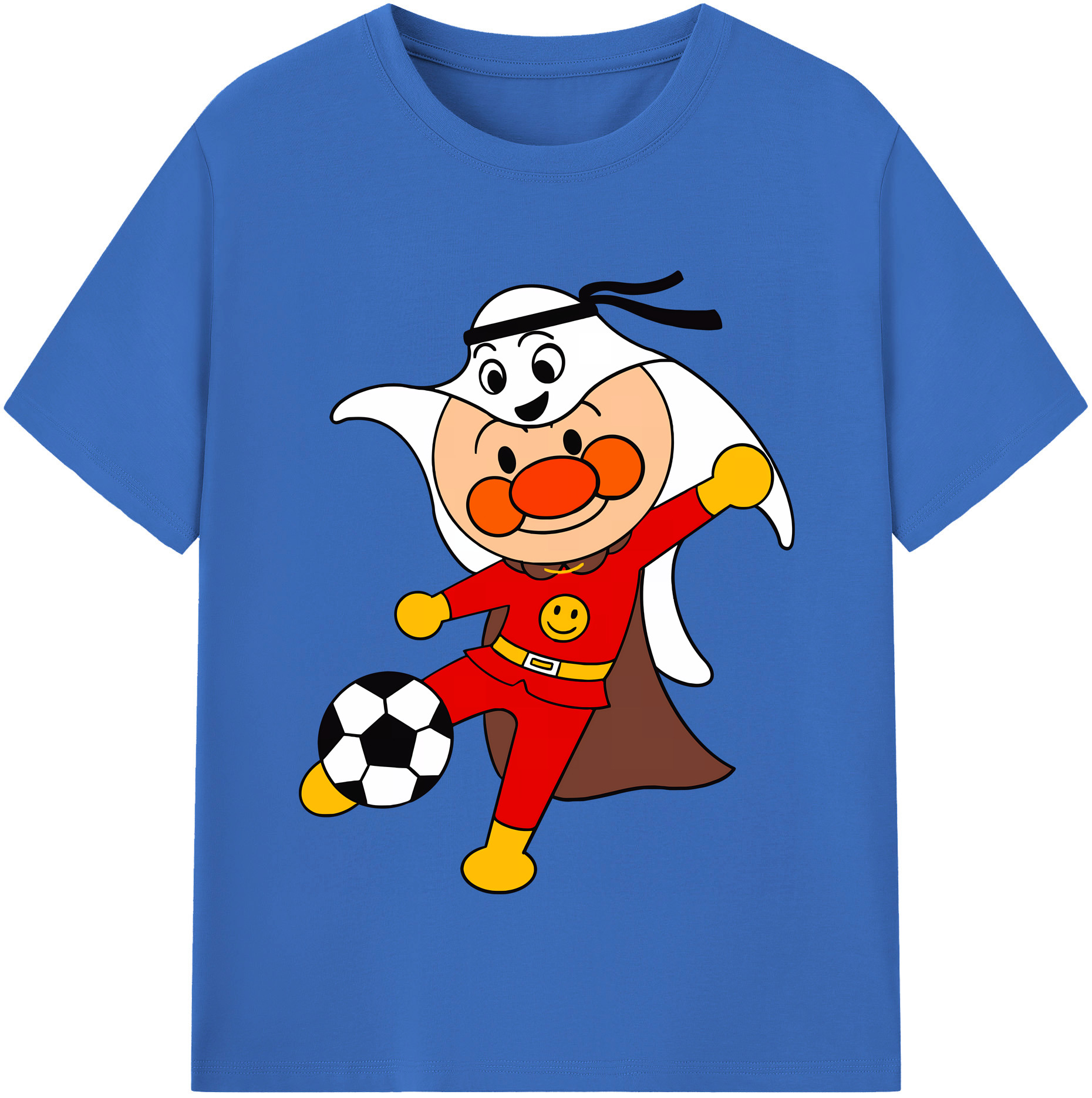 （画像用） アンパンマン Anpanman 綿100％半袖Tシャツ（フロントプリント）