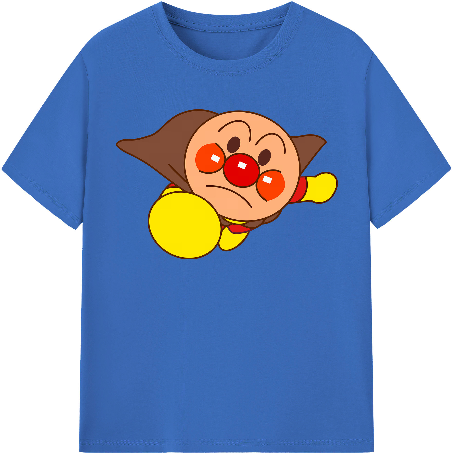 （画像用） アンパンマン Anpanman 綿100％半袖Tシャツ（フロントプリント）