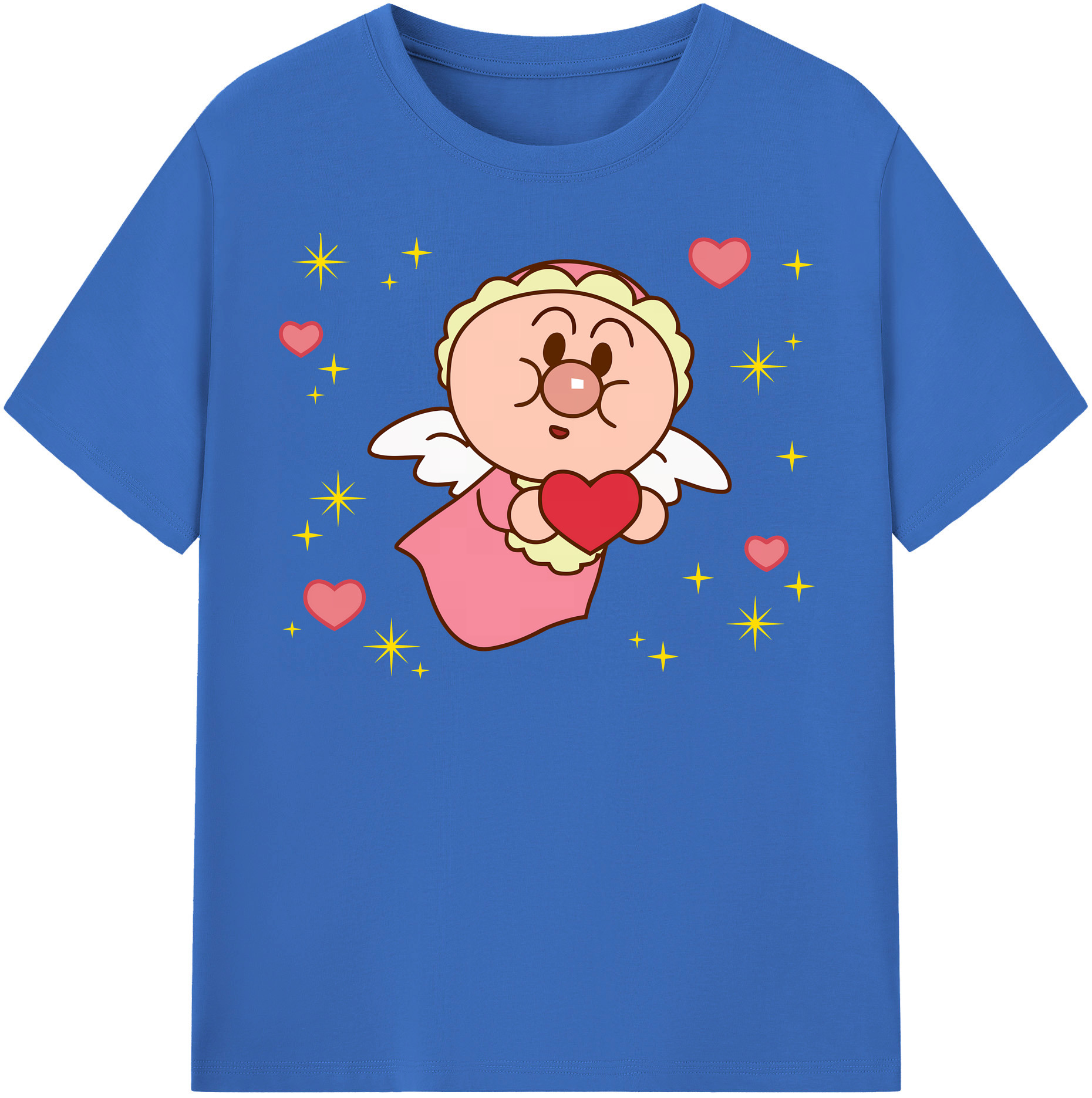 （画像用） アンパンマン Anpanman 綿100％半袖Tシャツ（フロントプリント）