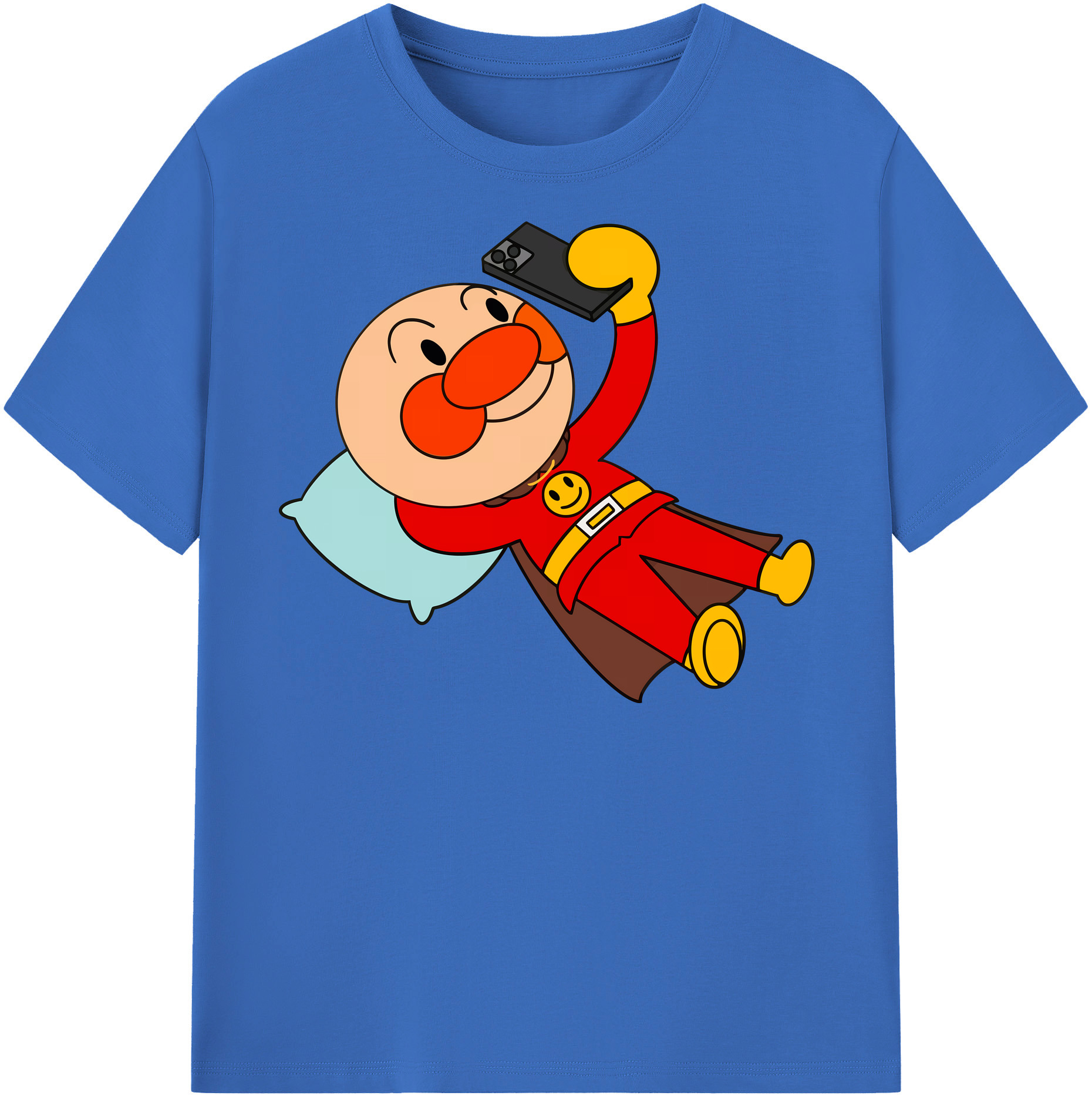 （画像用） アンパンマン Anpanman 綿100％半袖Tシャツ（フロントプリント）