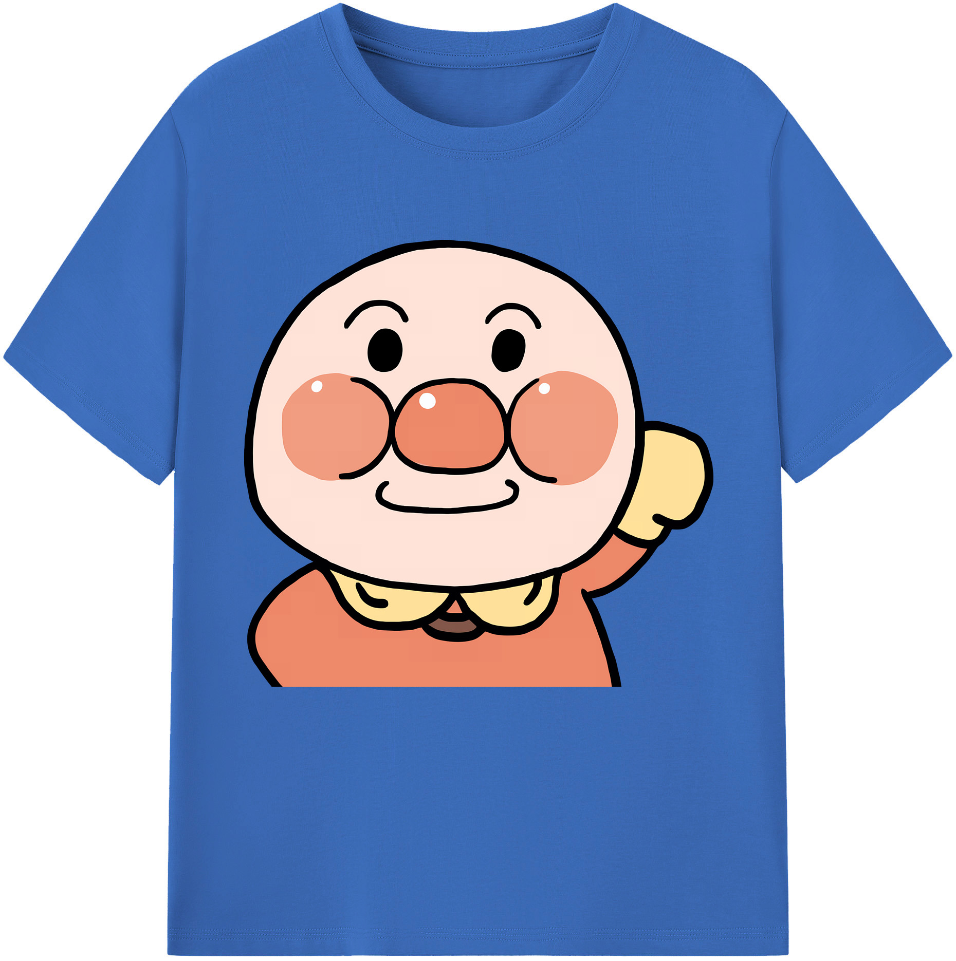 （画像用） アンパンマン Anpanman 綿100％半袖Tシャツ（フロントプリント）