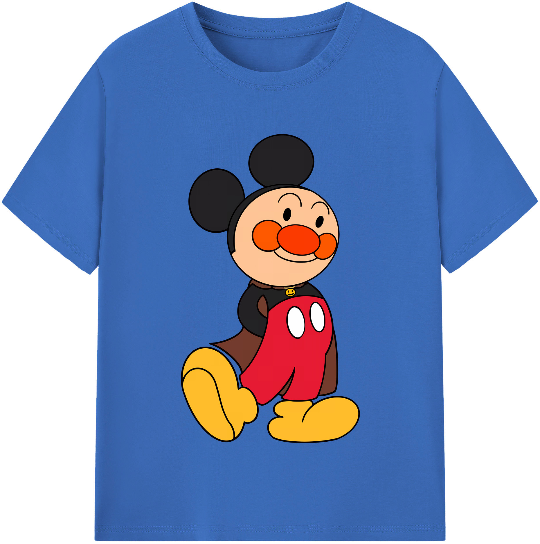 （画像用） アンパンマン Anpanman 綿100％半袖Tシャツ（フロントプリント）
