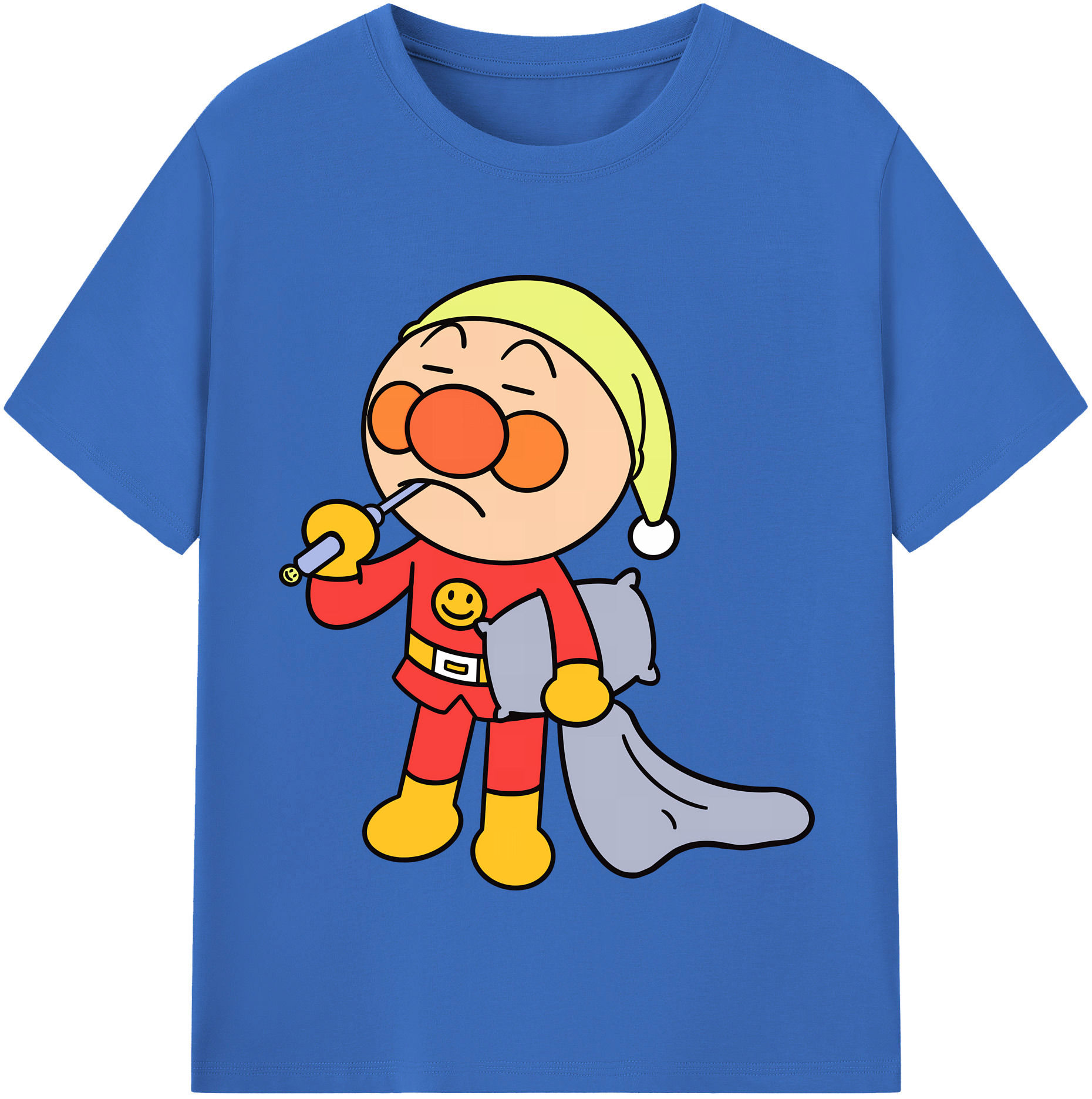 （画像用） アンパンマン Anpanman 綿100％半袖Tシャツ（フロントプリント）