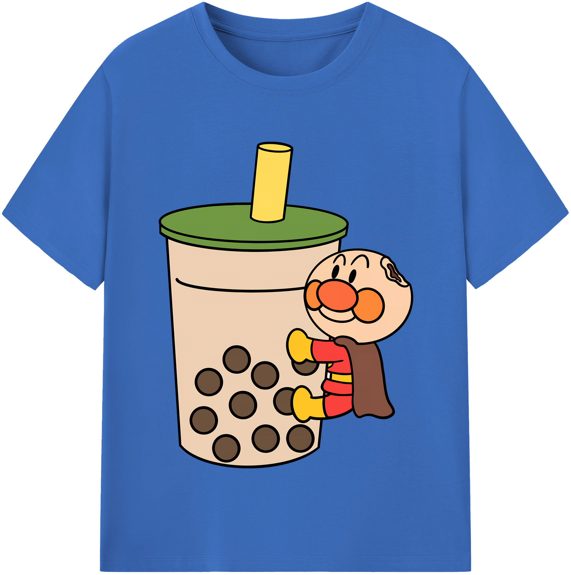 （画像用） アンパンマン Anpanman 綿100％半袖Tシャツ（フロントプリント）