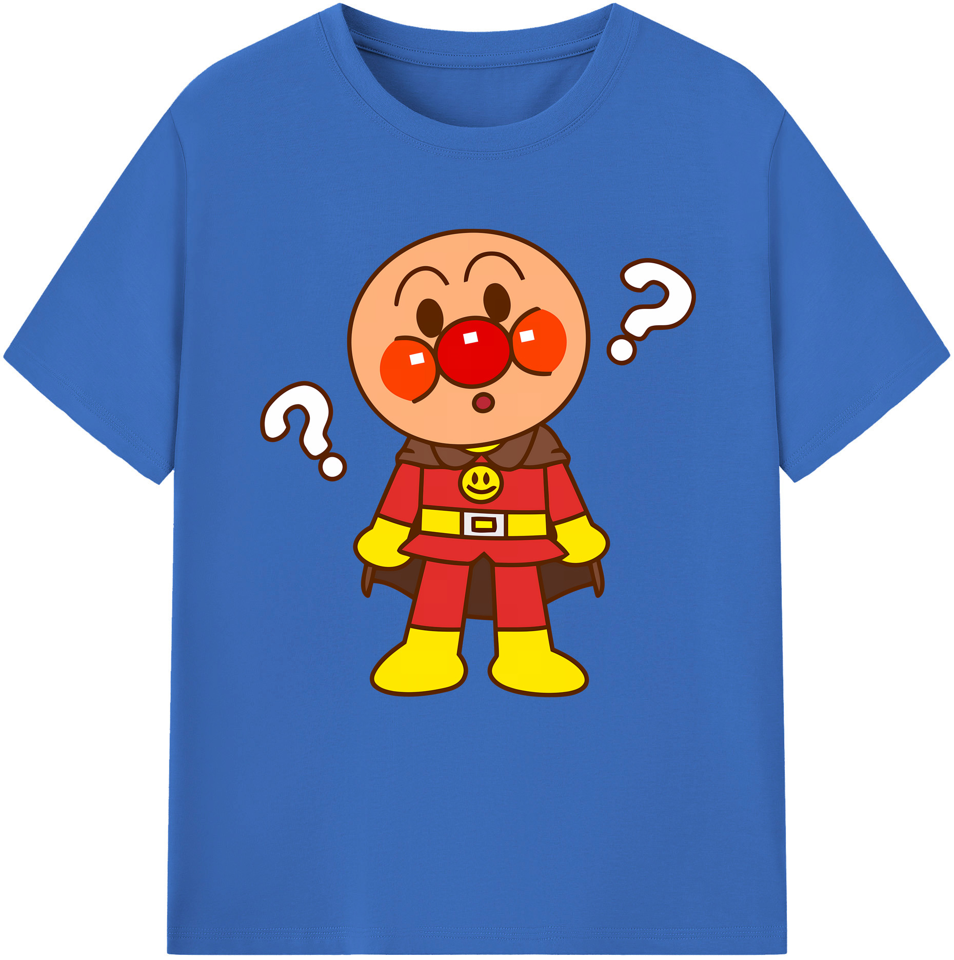 （画像用） アンパンマン Anpanman 綿100％半袖Tシャツ（フロントプリント）