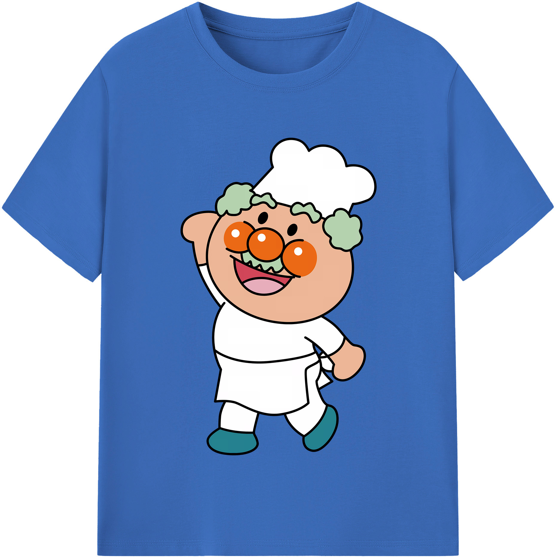 （画像用） アンパンマン Anpanman 綿100％半袖Tシャツ（フロントプリント）