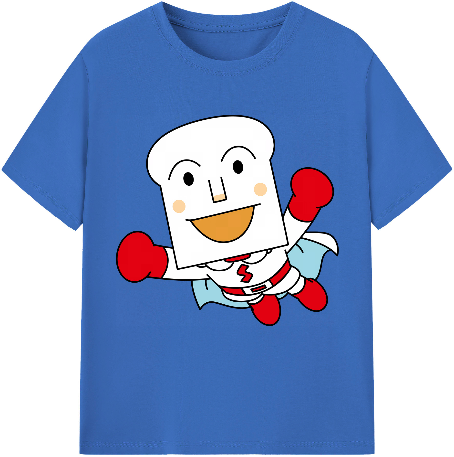 （画像用） アンパンマン Anpanman 綿100％半袖Tシャツ（フロントプリント）