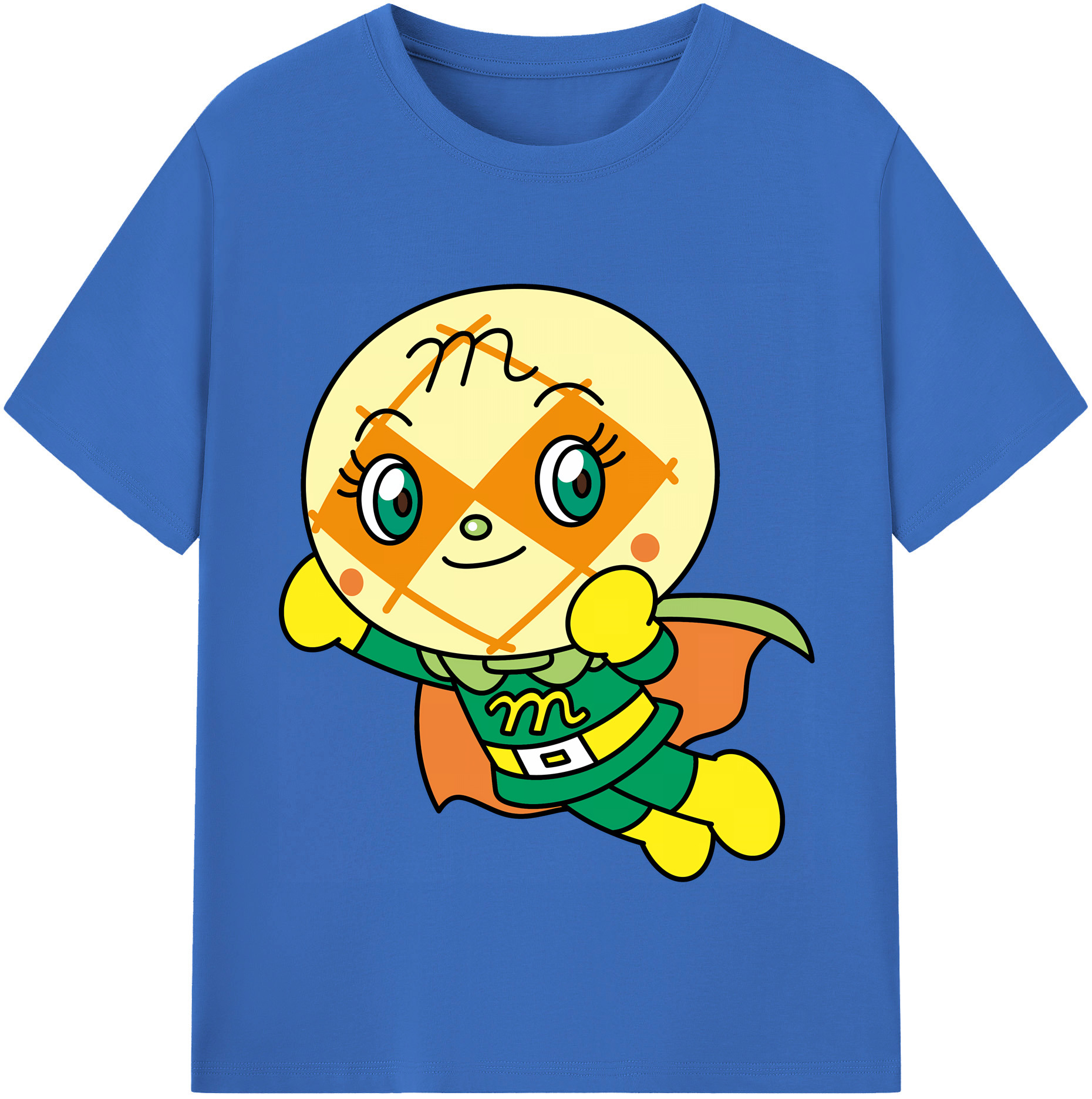 （画像用） アンパンマン Anpanman 綿100％半袖Tシャツ（フロントプリント）
