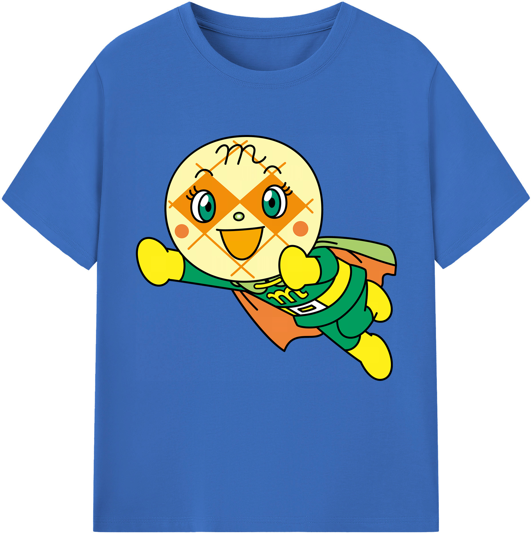 （画像用） アンパンマン Anpanman 綿100％半袖Tシャツ（フロントプリント）