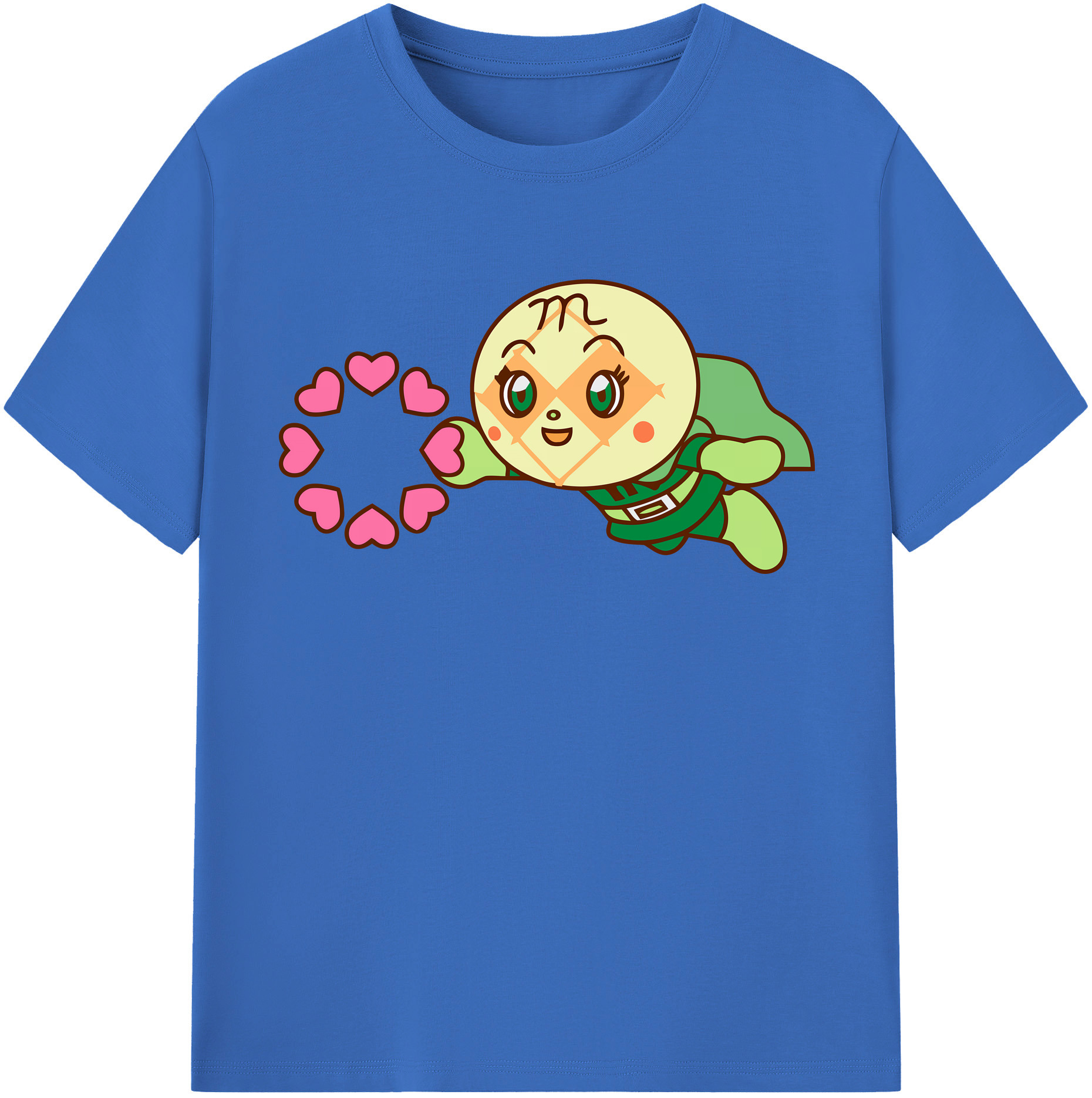 （画像用） アンパンマン Anpanman 綿100％半袖Tシャツ（フロントプリント）